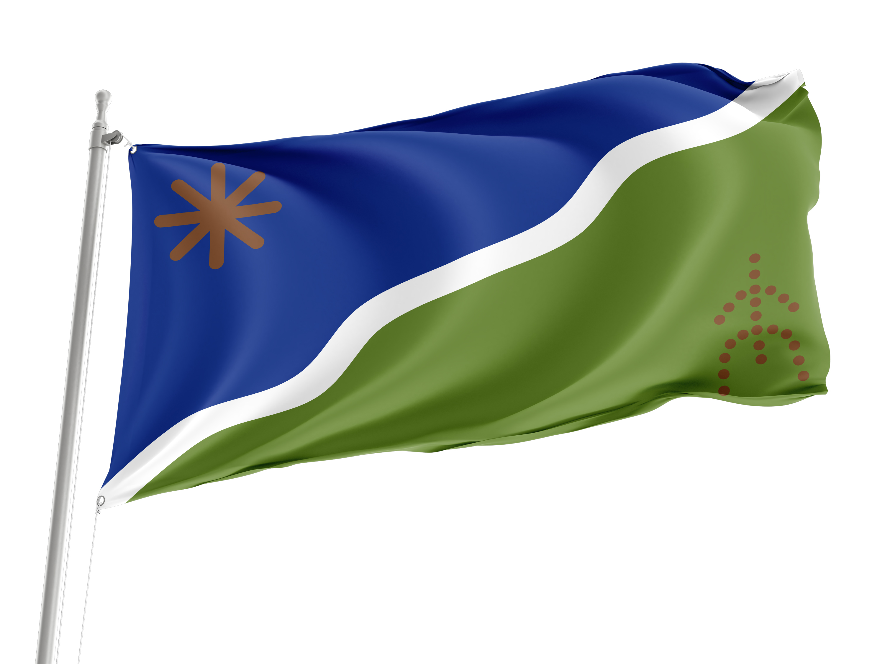 Kawesqar Flag for Indoor & Outdoor Use