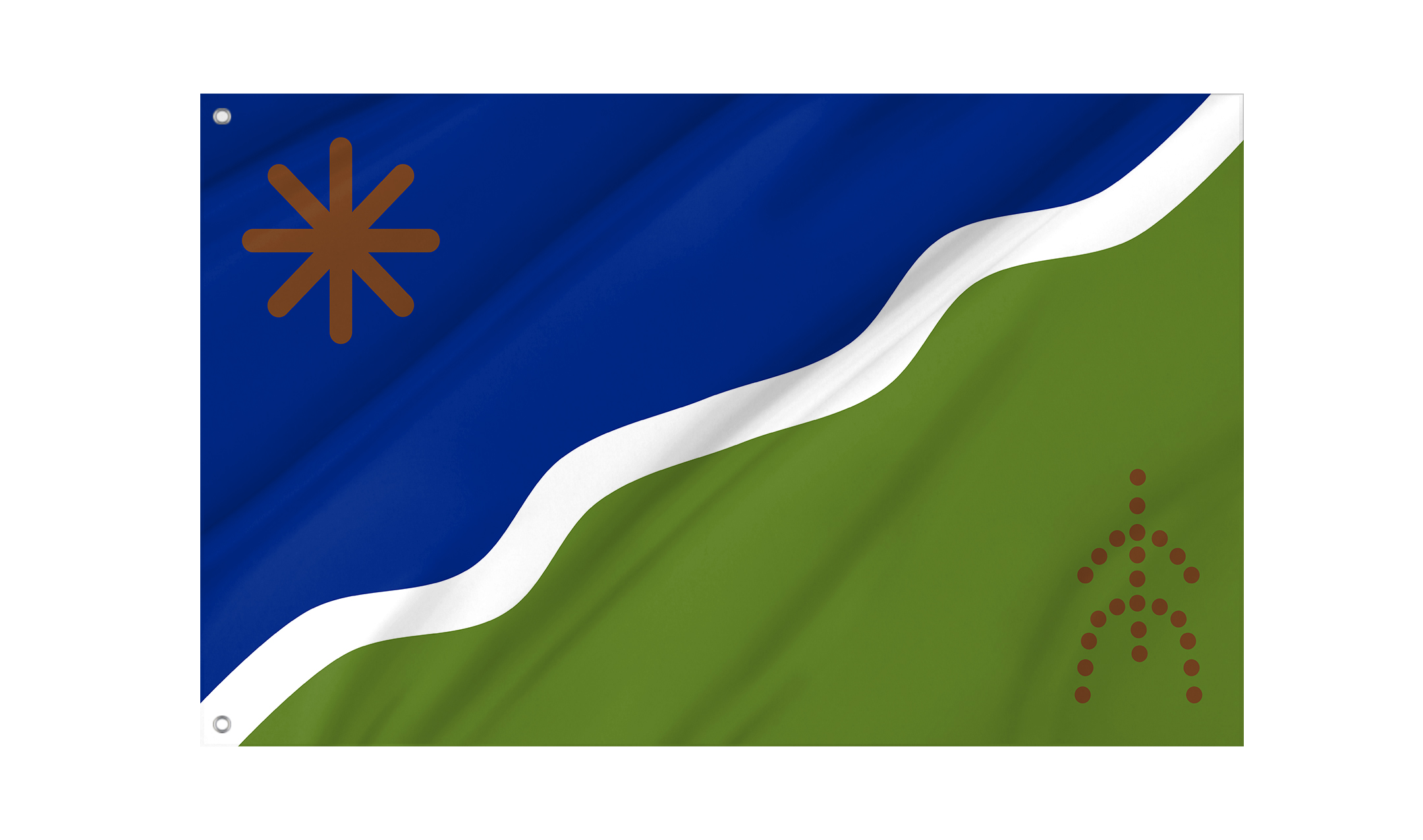 Kawesqar Flag for Indoor & Outdoor Use