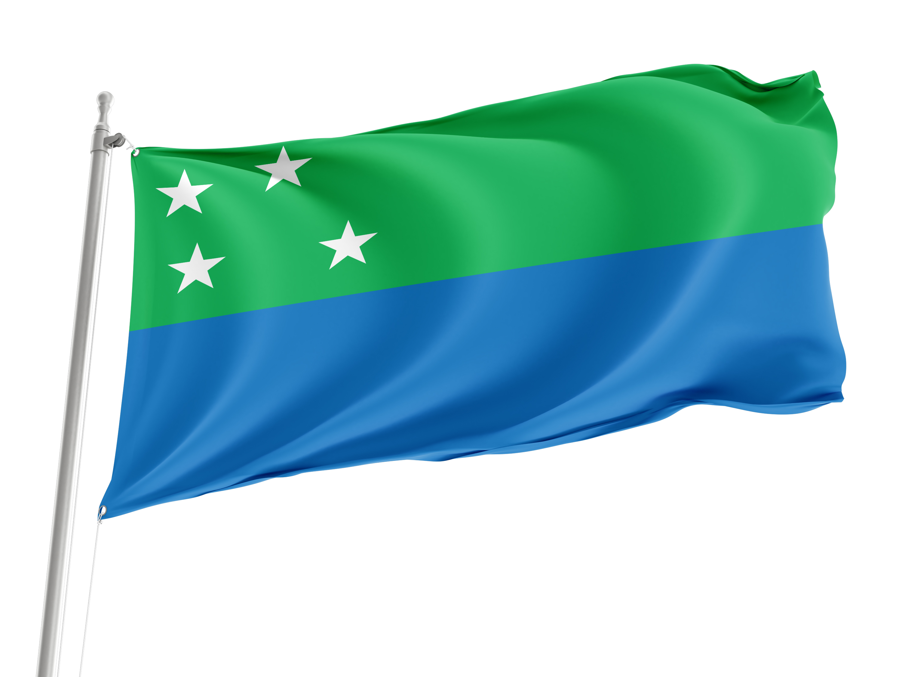 Los Lagos Region 2013 Flag for Indoor & Outdoor Use