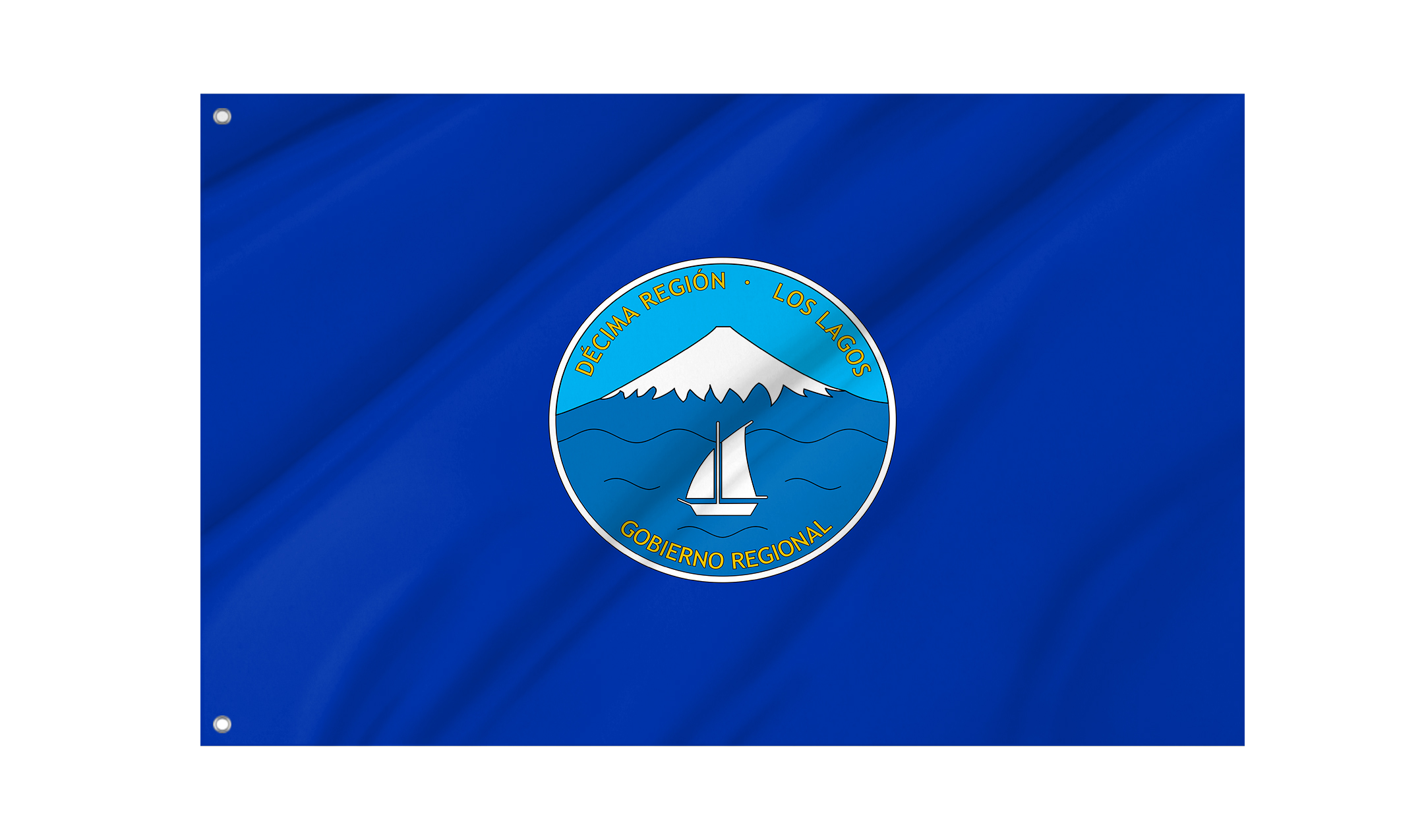 Los Lagos Region before 2013 Flag for Indoor & Outdoor Use