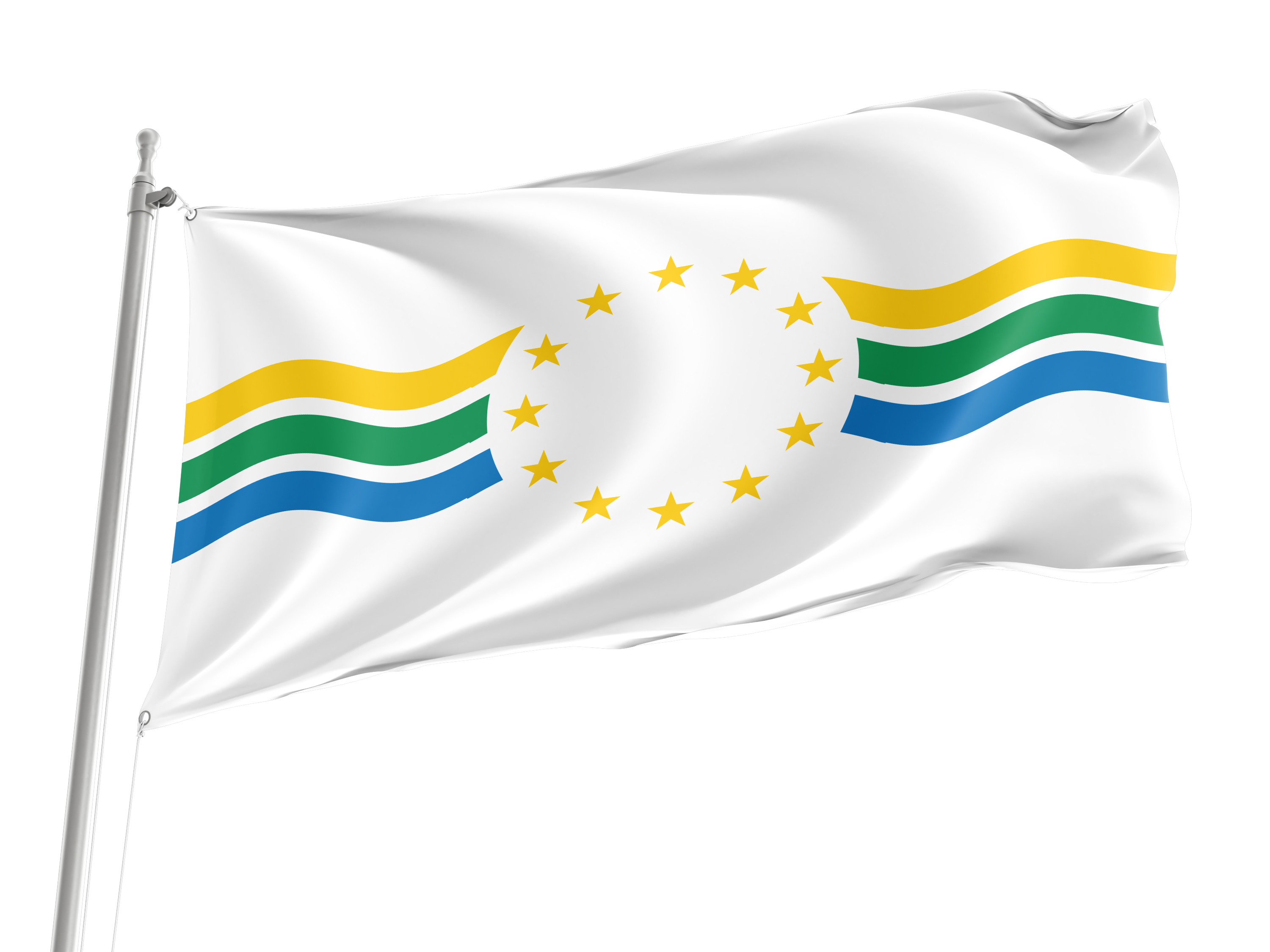 Los Ríos Region Flag for Indoor & Outdoor Use