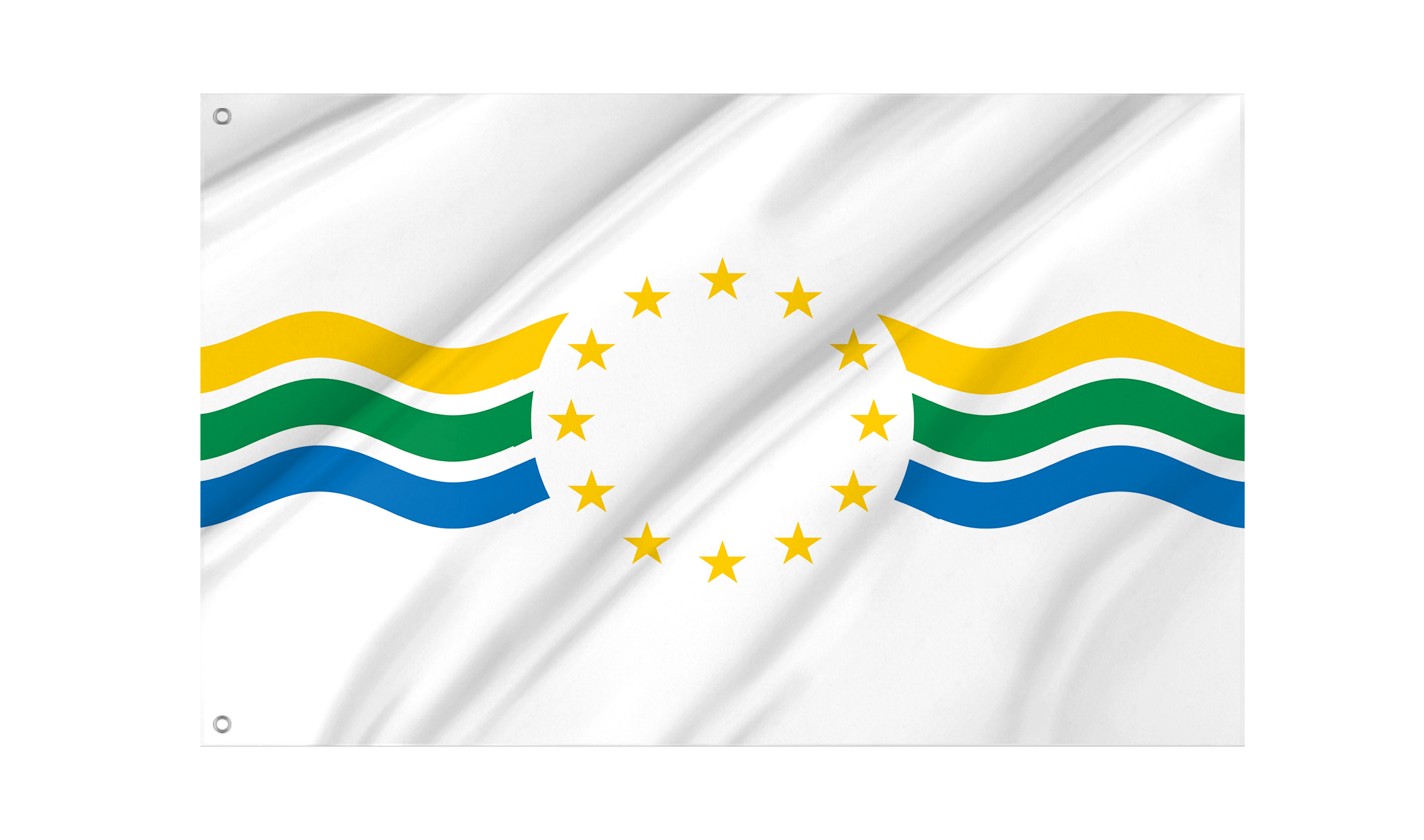 Los Ríos Region Flag for Indoor & Outdoor Use