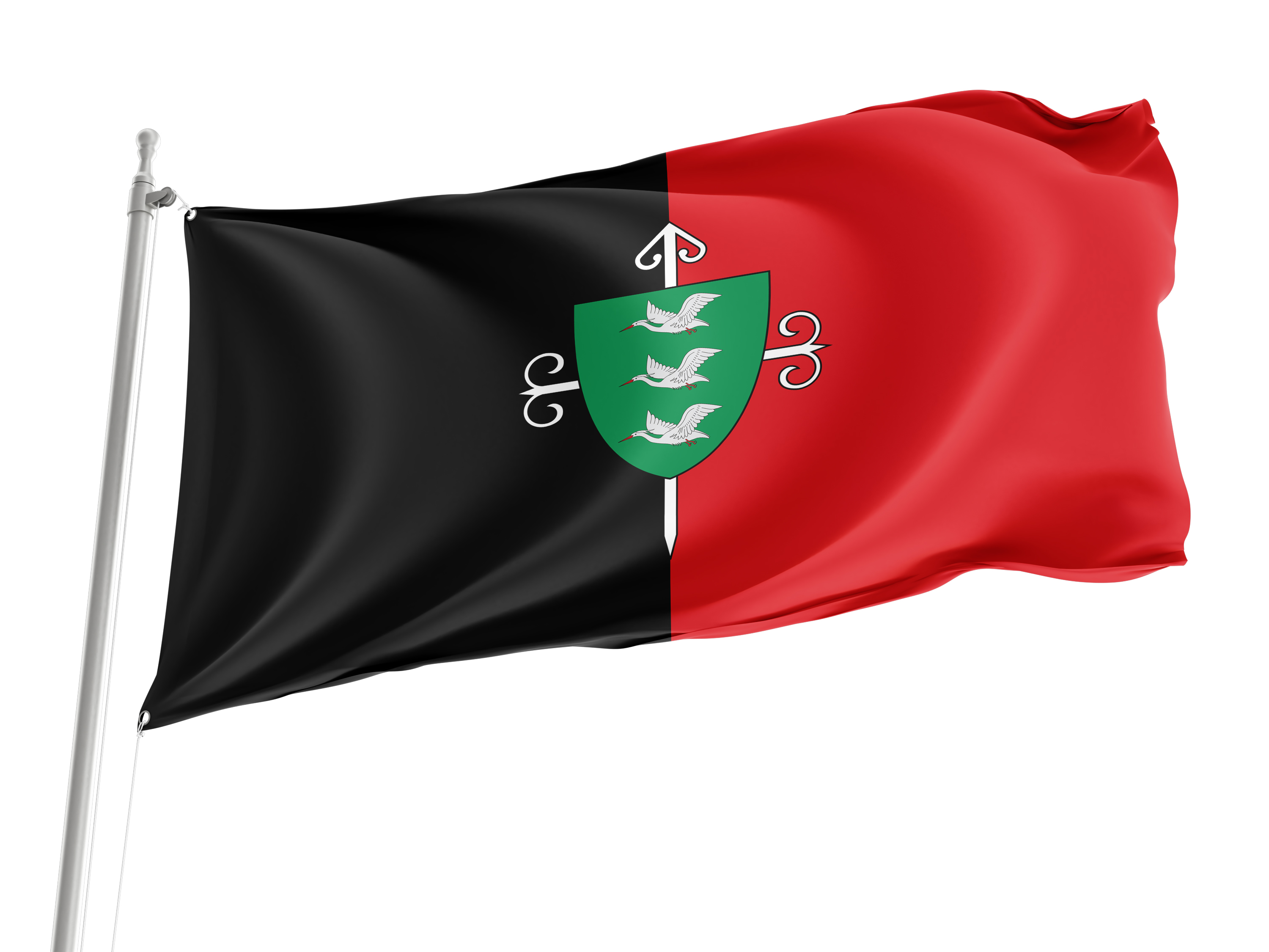 Santa Cruz Flag for Indoor & Outdoor Use