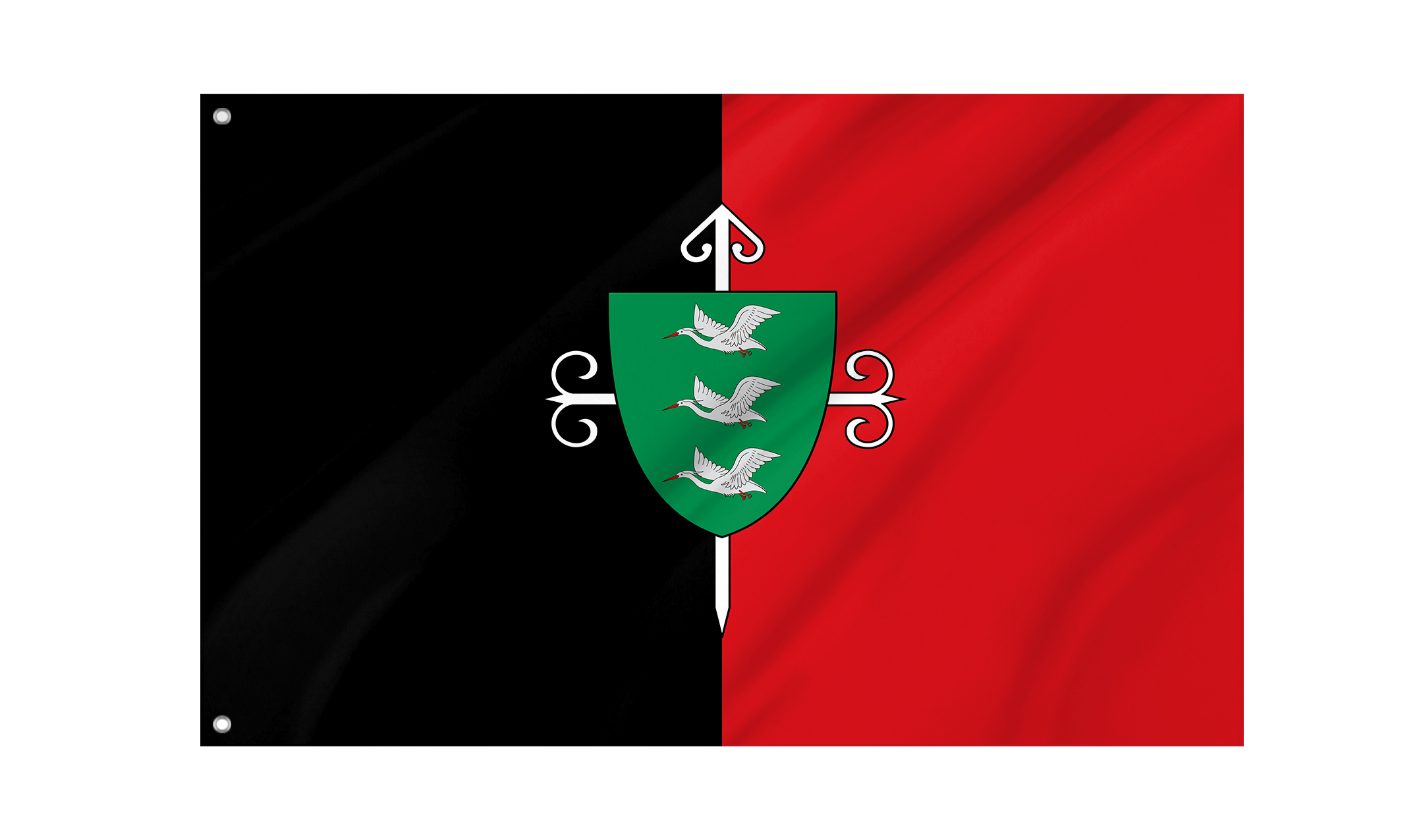 Santa Cruz Flag for Indoor & Outdoor Use