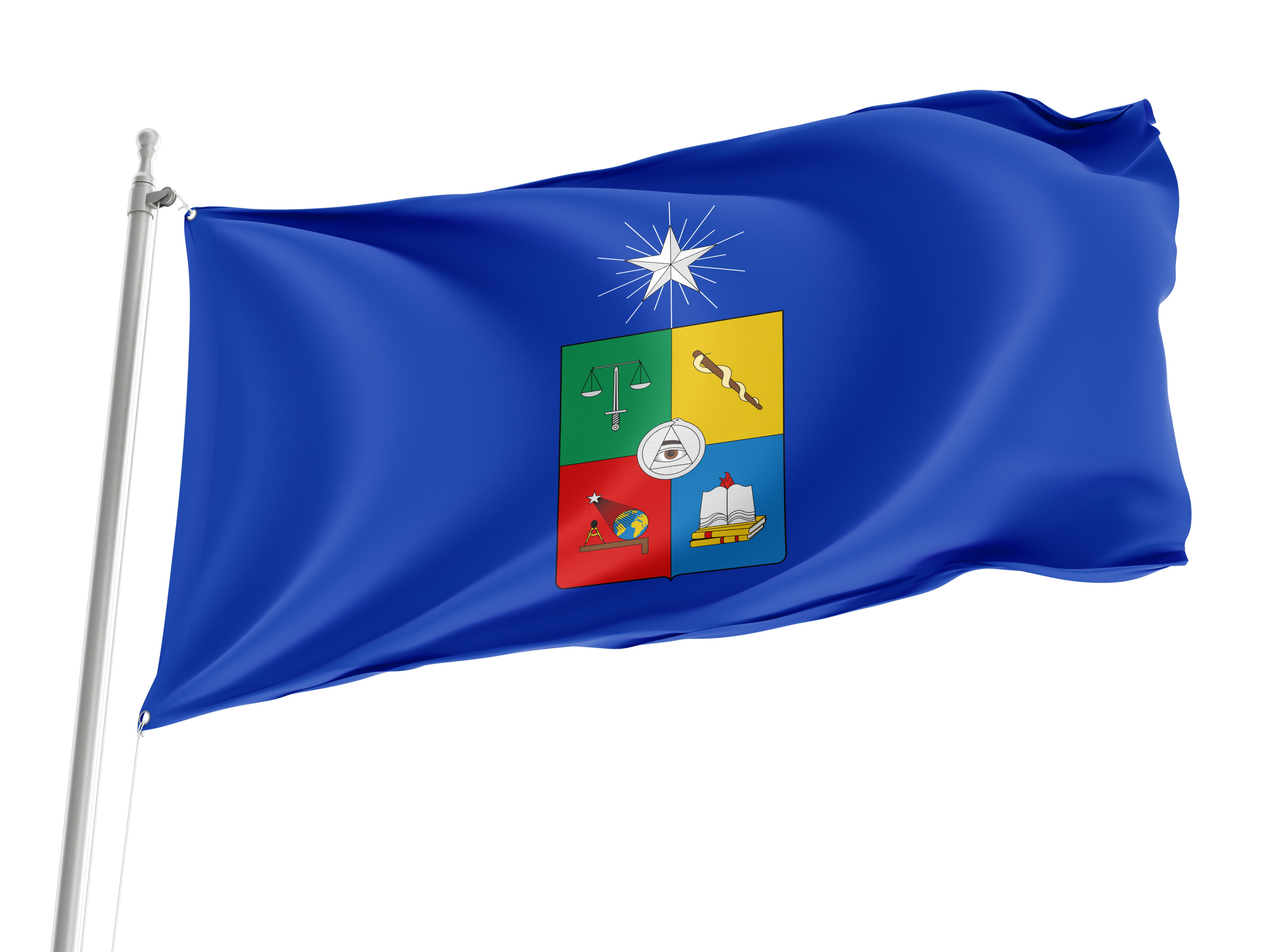 University of Chile Flag for Indoor & Outdoor Use