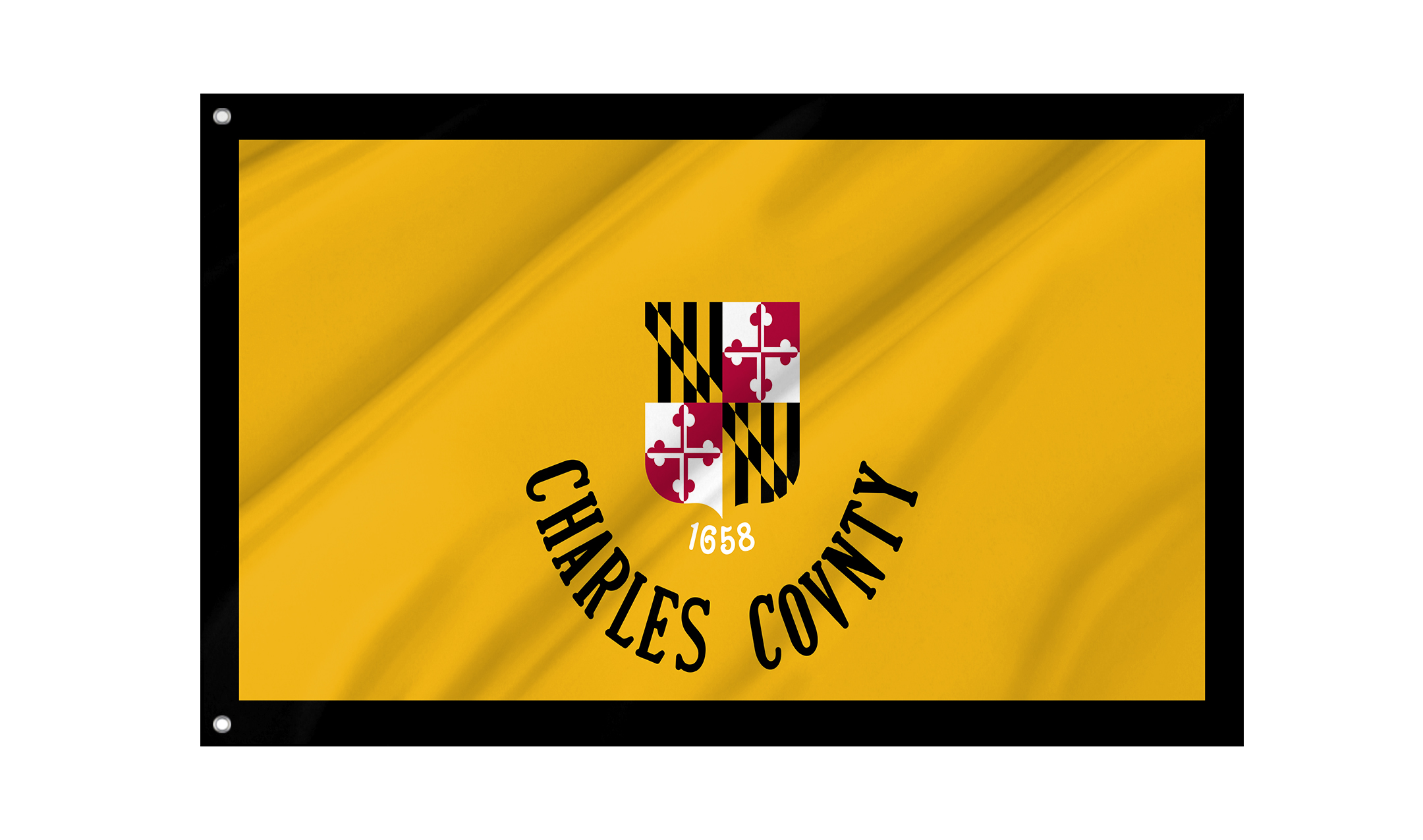 Charles County Flag for Indoor & Outdoor Use