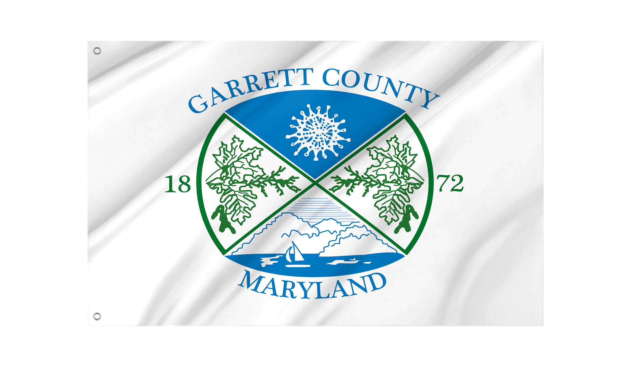 Garrett County Flag for Indoor & Outdoor Use