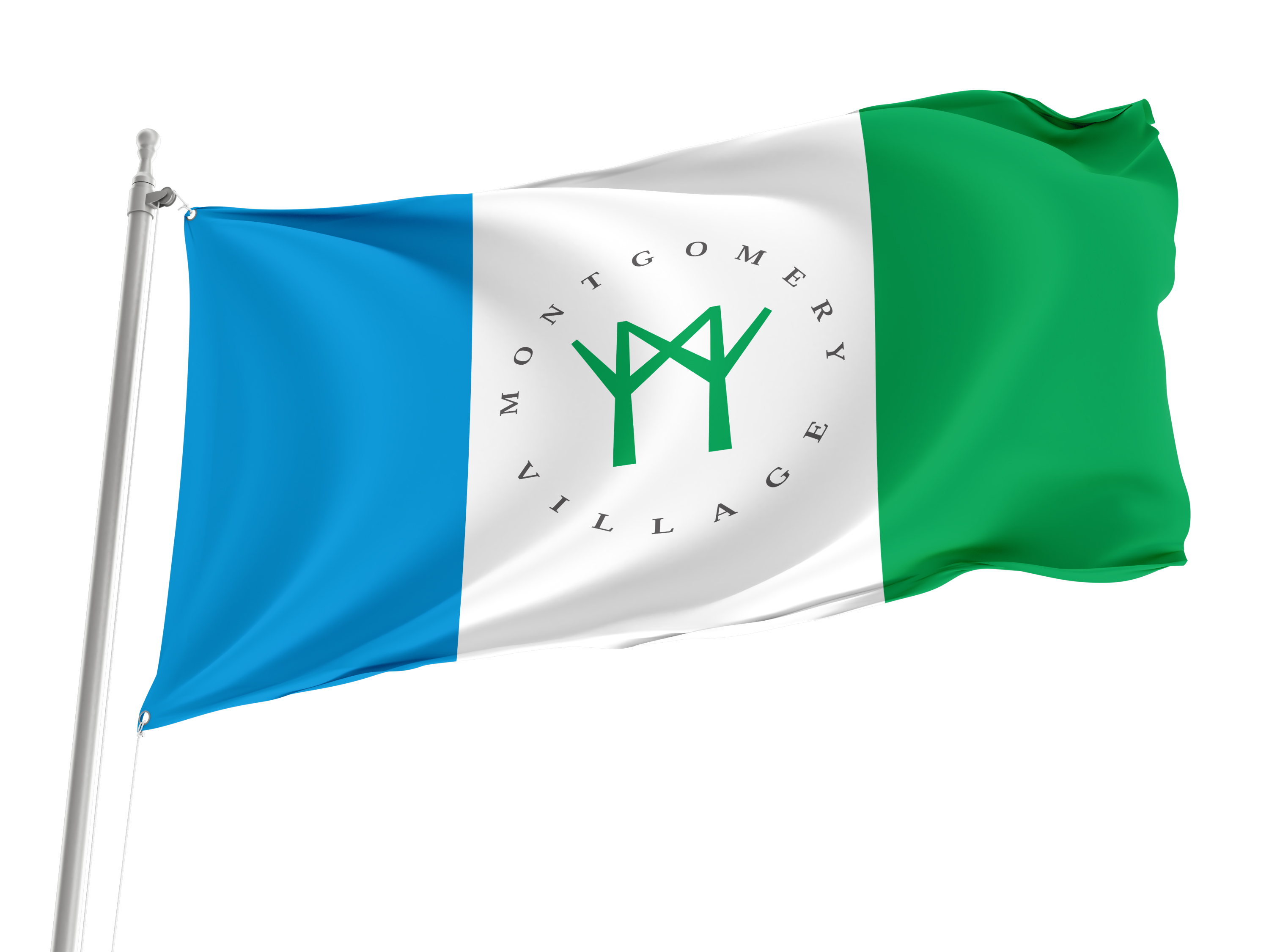 Montgomery Village Flag for Indoor & Outdoor Use
