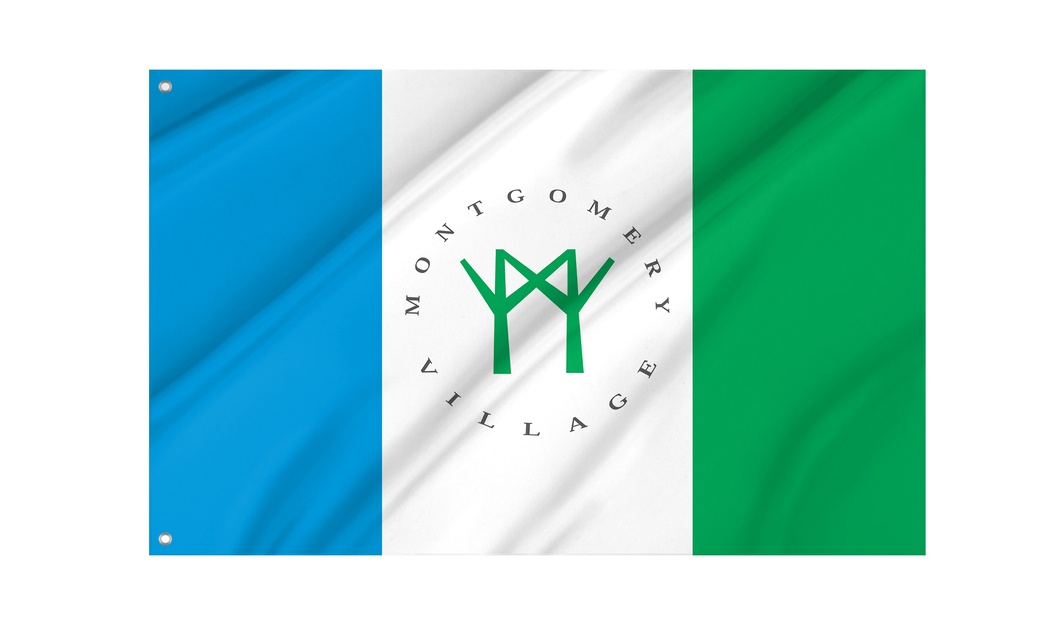 Montgomery Village Flag for Indoor & Outdoor Use