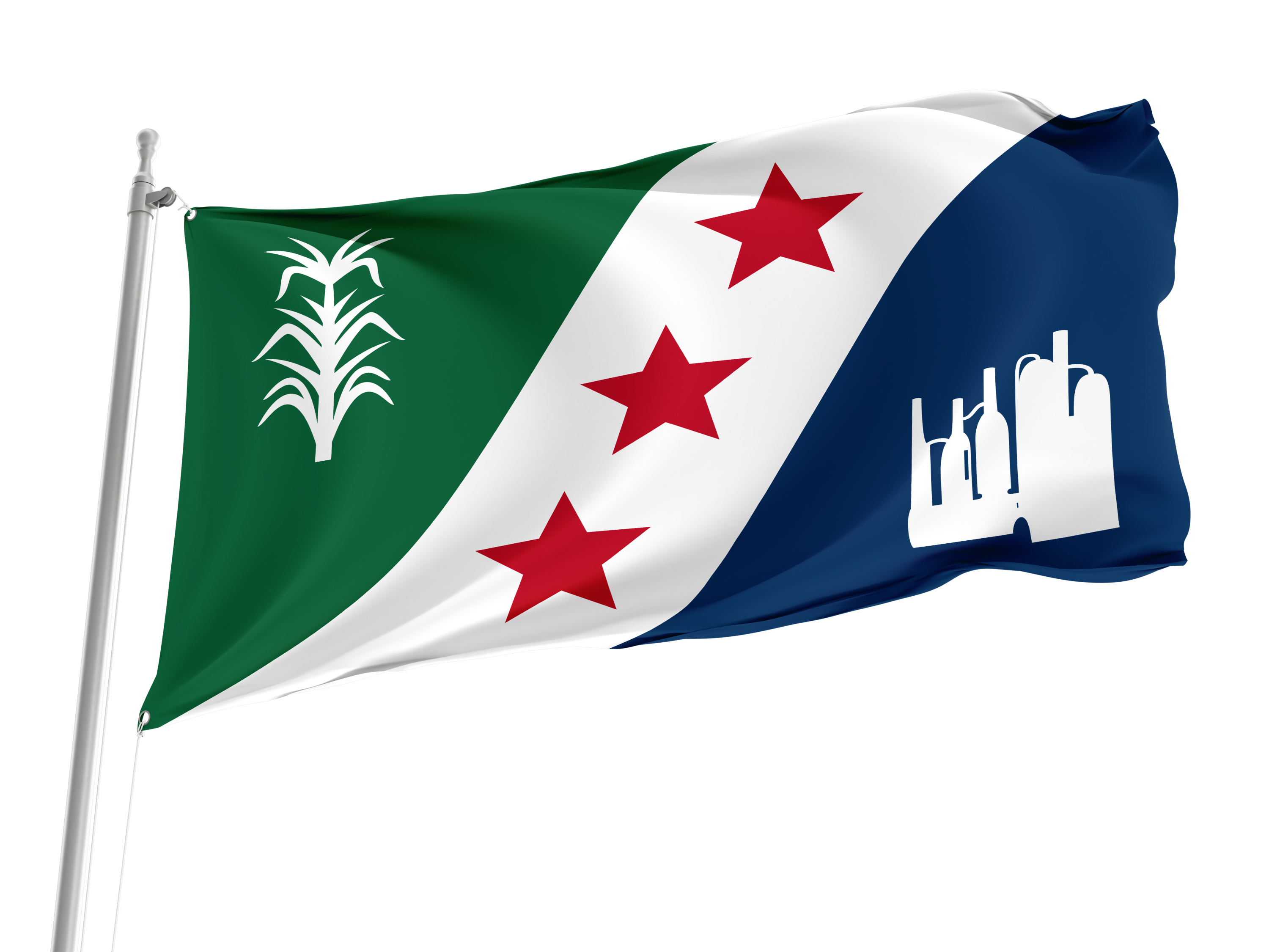 Ascension Parish Flag for Indoor & Outdoor Use