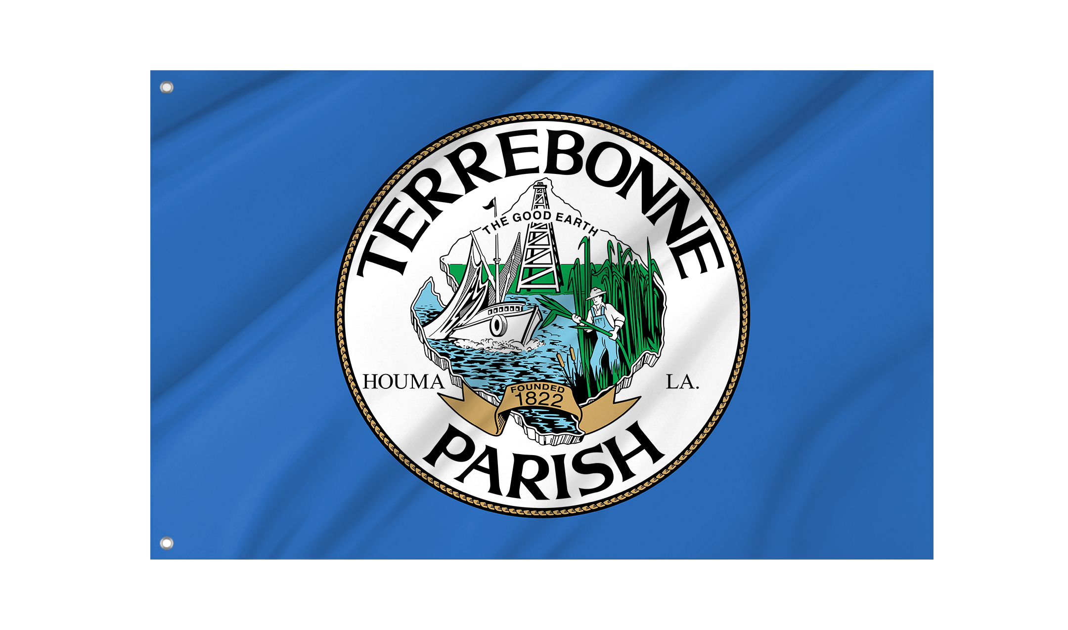 Terrebonne Parish Flag for Indoor & Outdoor Use