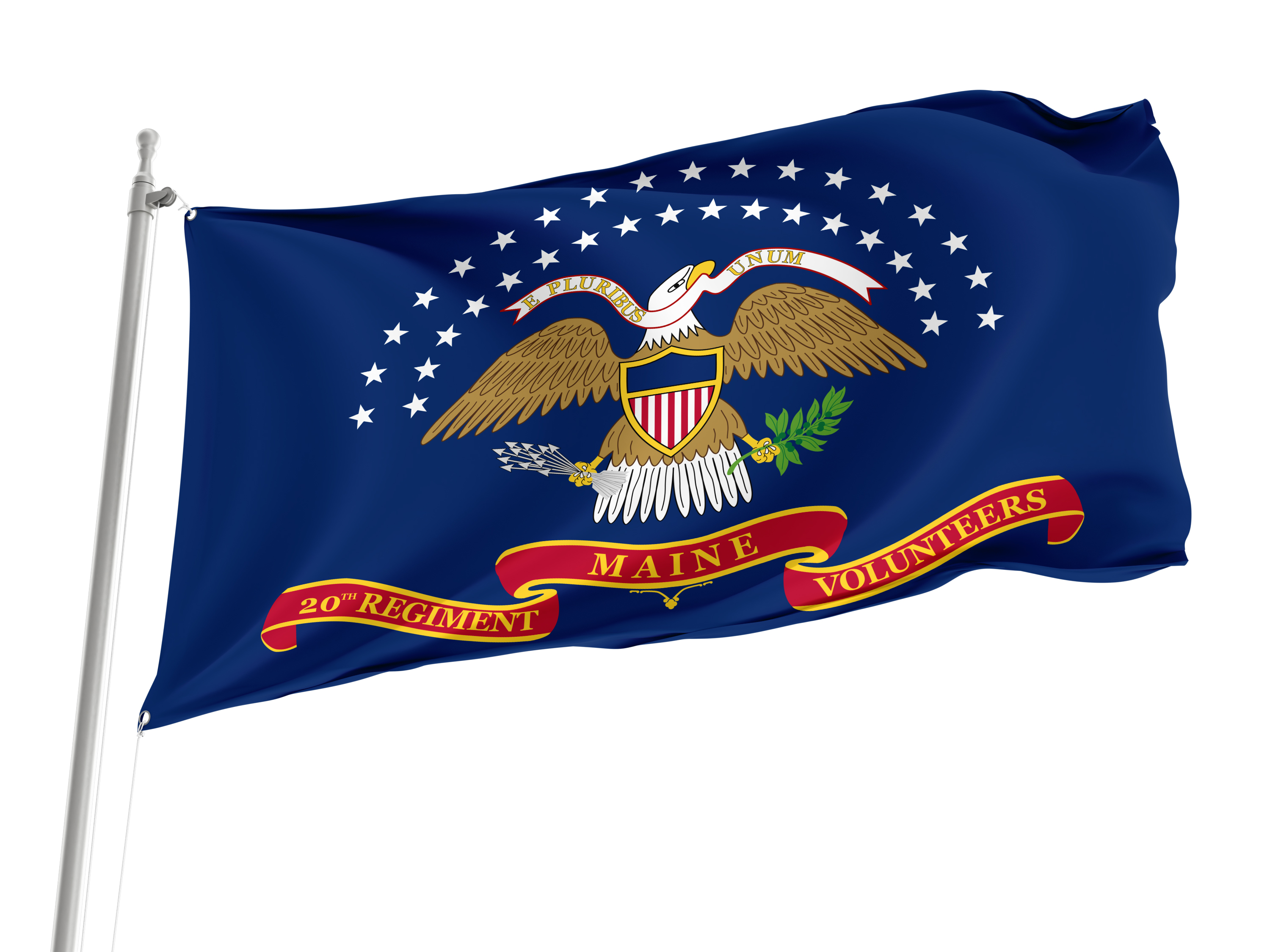 20th Maine Volunteer Infantry Regiment Flag