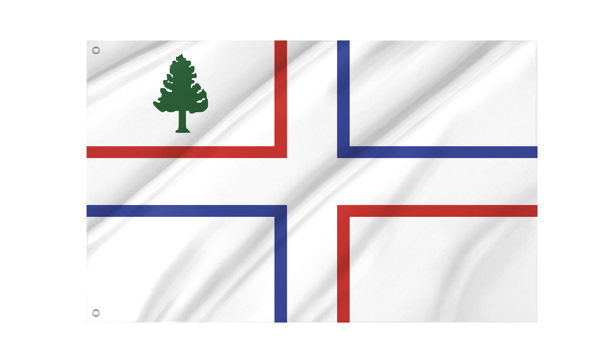 Huguenots of Maine Flag for Indoor & Outdoor Use