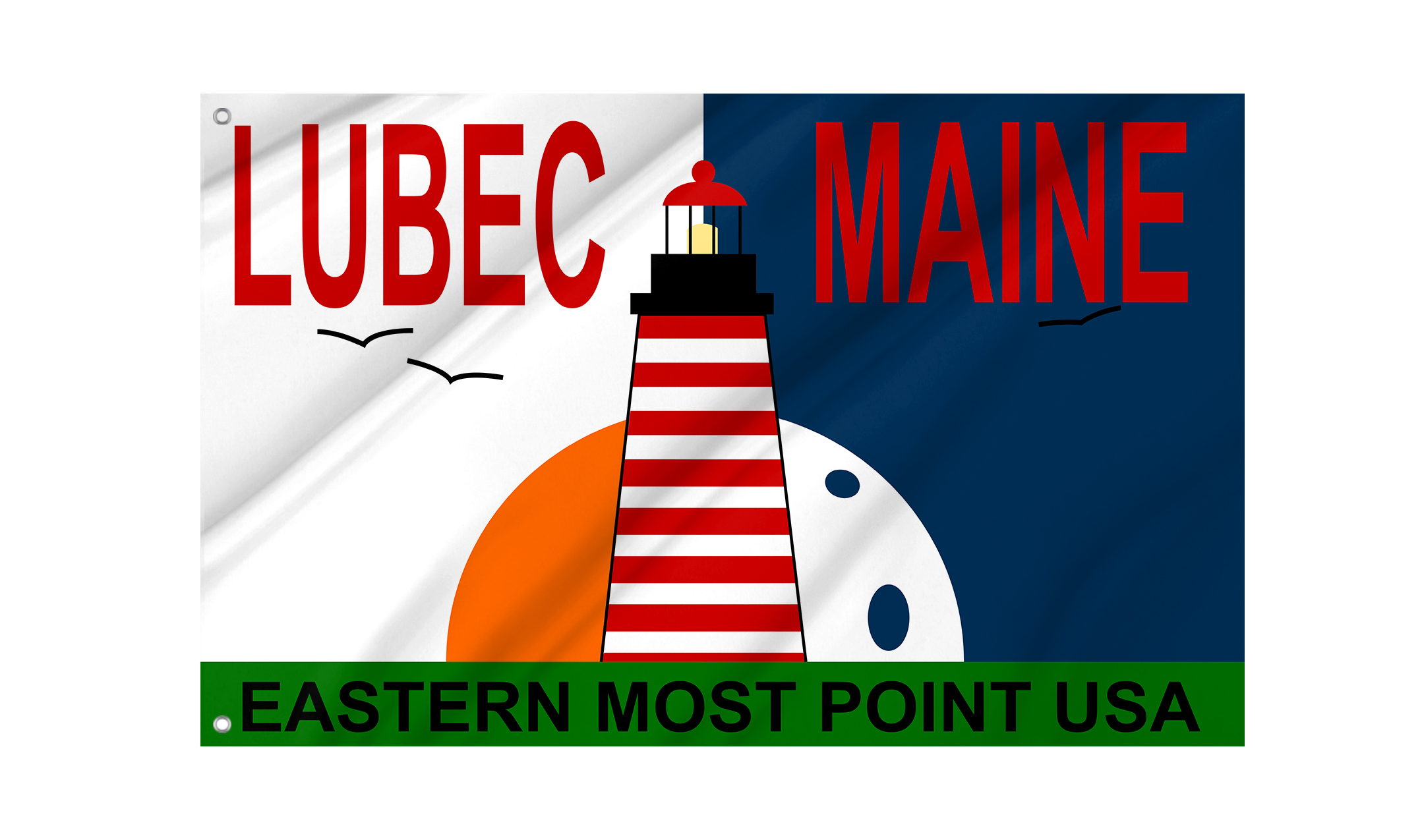 Lubec, Maine Flag for Indoor & Outdoor Use