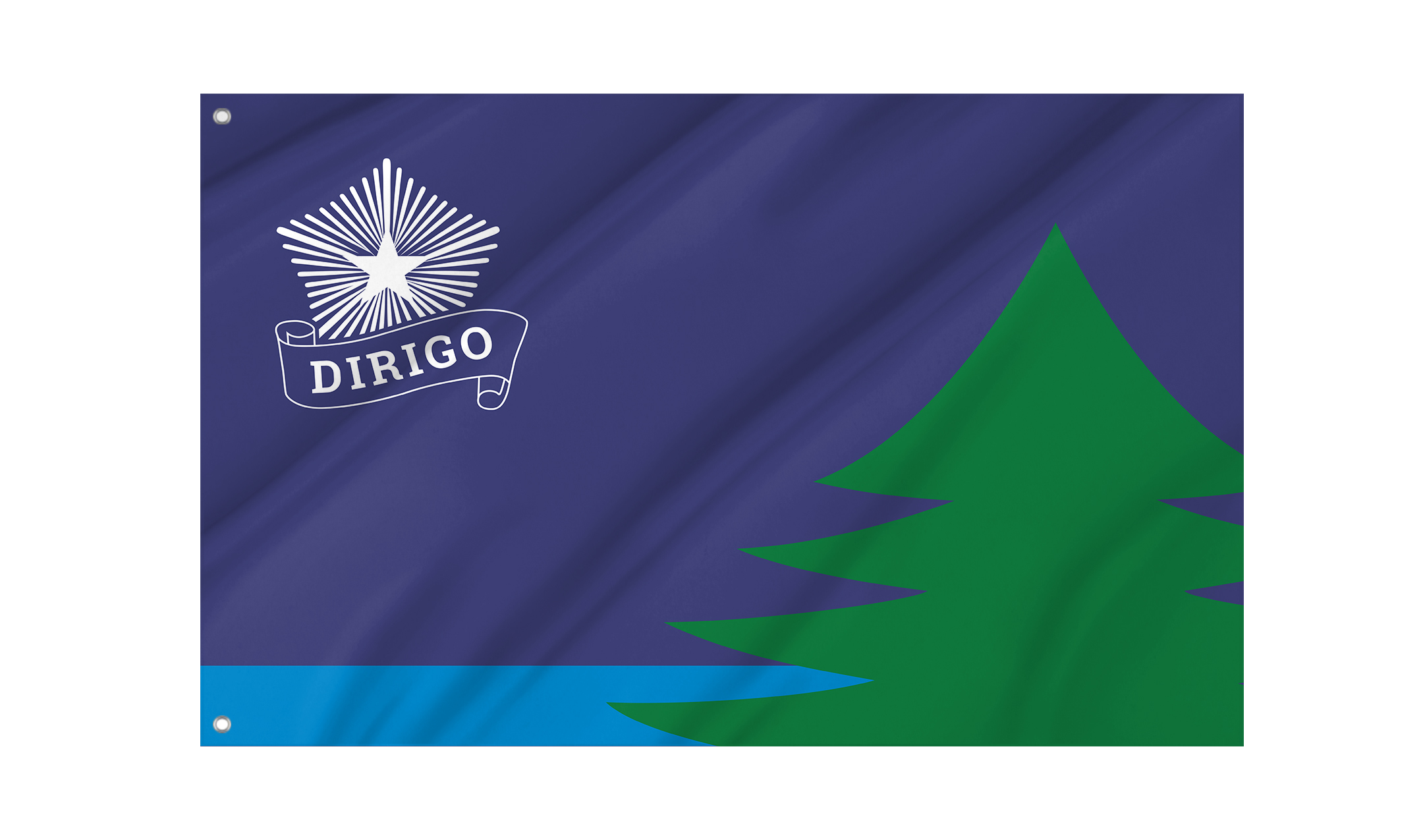 Maine Bicentennial Flag for Indoor & Outdoor Use