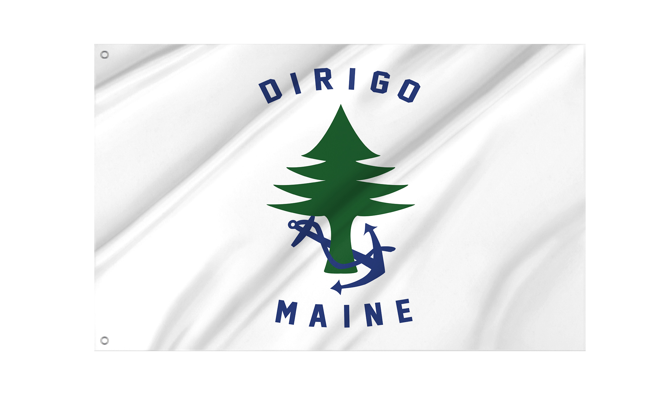 Naval Ensign of Maine Flag for Indoor & Outdoor Use