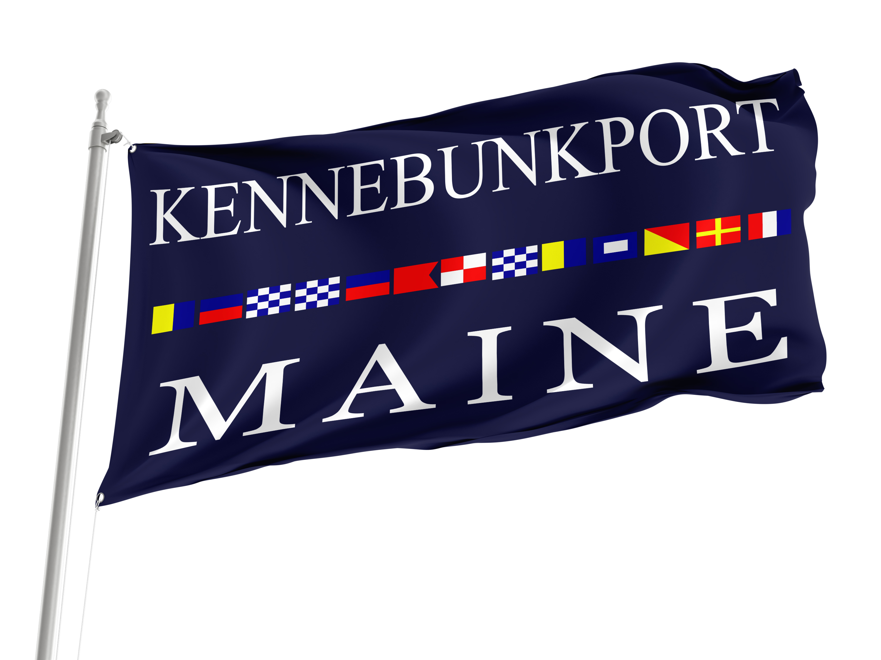 Old Flag of Kennebunkport Maine for Indoor & Outdoor Use