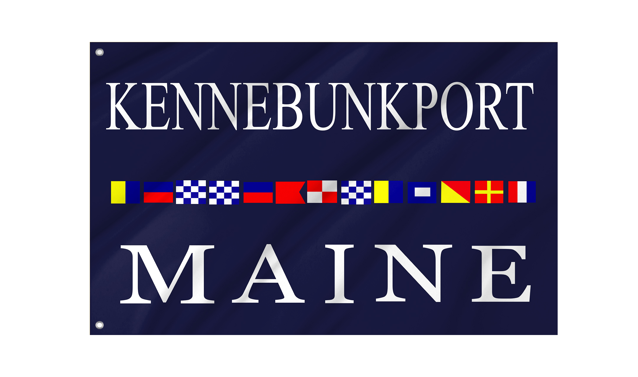Old Flag of Kennebunkport Maine for Indoor & Outdoor Use