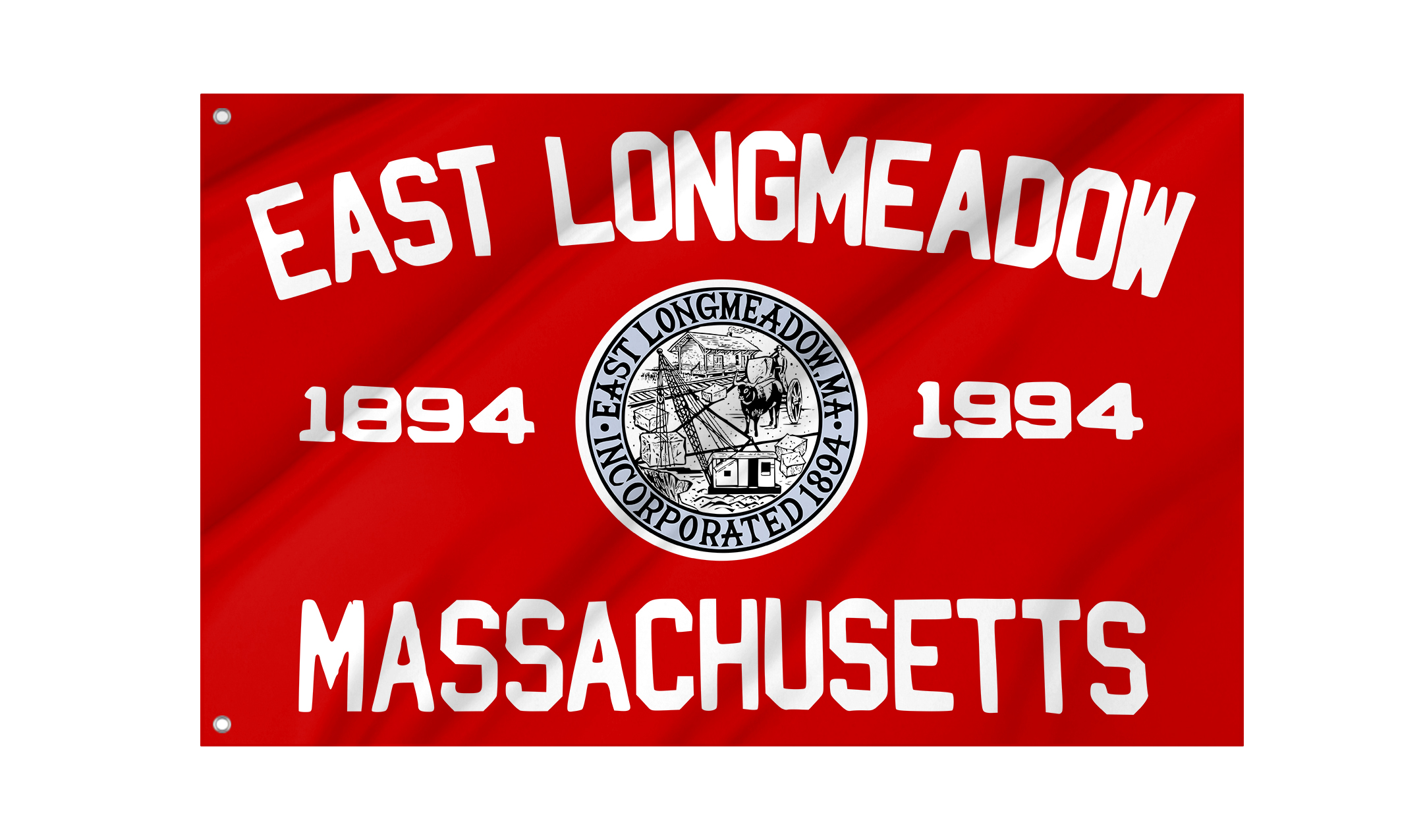 East Longmeadow Flag for Indoor & Outdoor Use