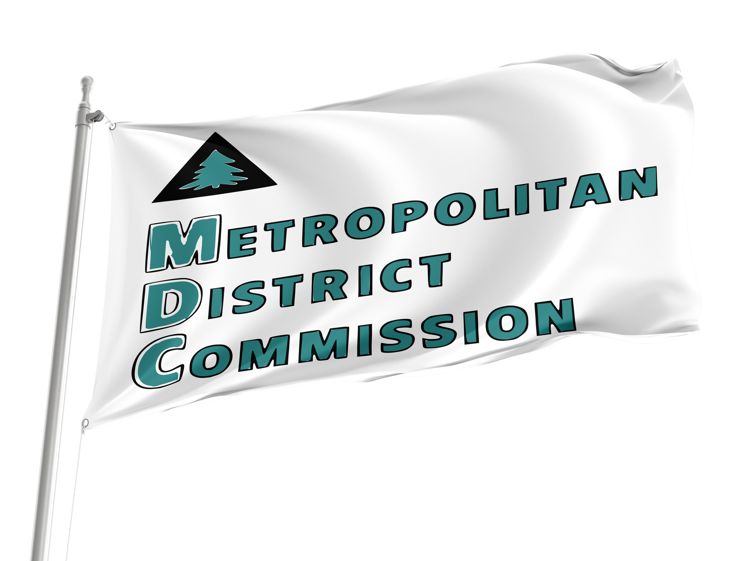 Metropolitan District Commission, Massachusetts Flag for Indoor & Outdoor Use