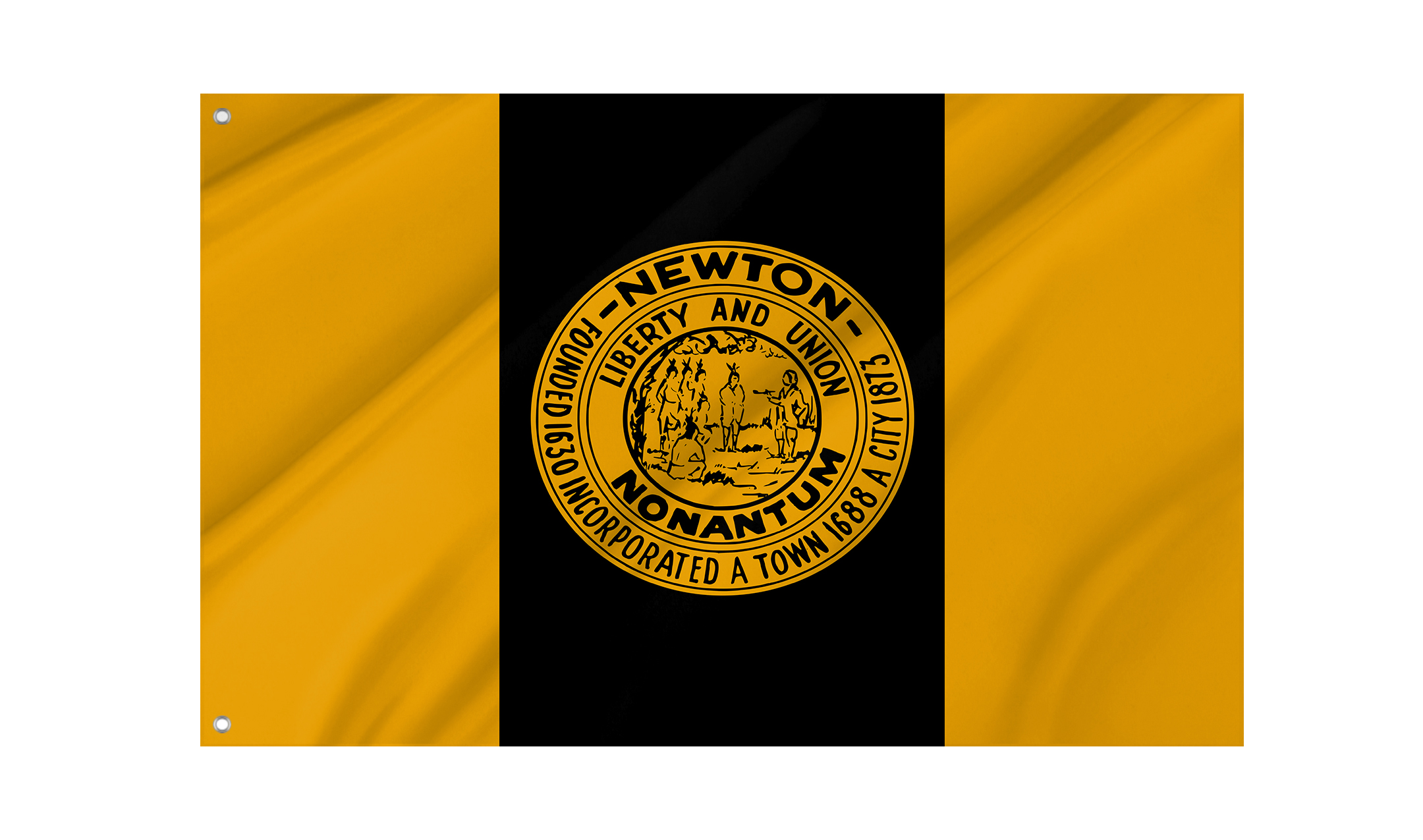 Newton, Massachusetts Flag for Indoor & Outdoor Use