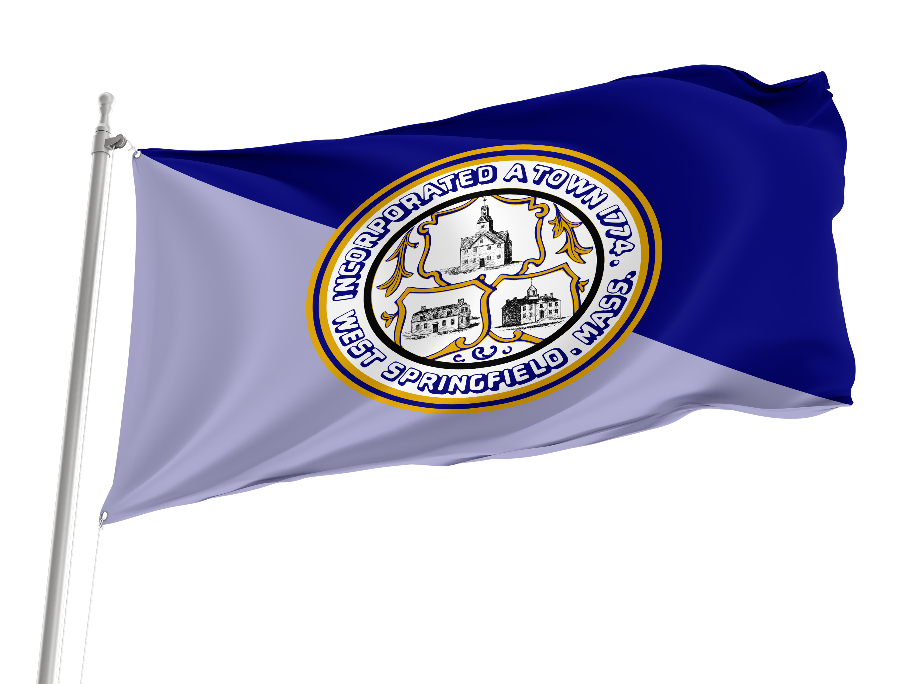 West Springfield Flag for Indoor & Outdoor Use
