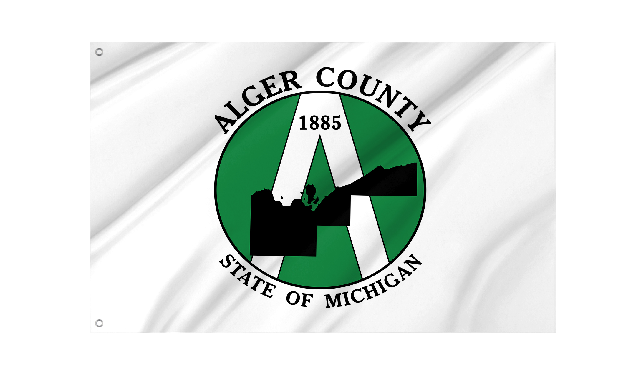 Alger County Flag for Indoor & Outdoor Use