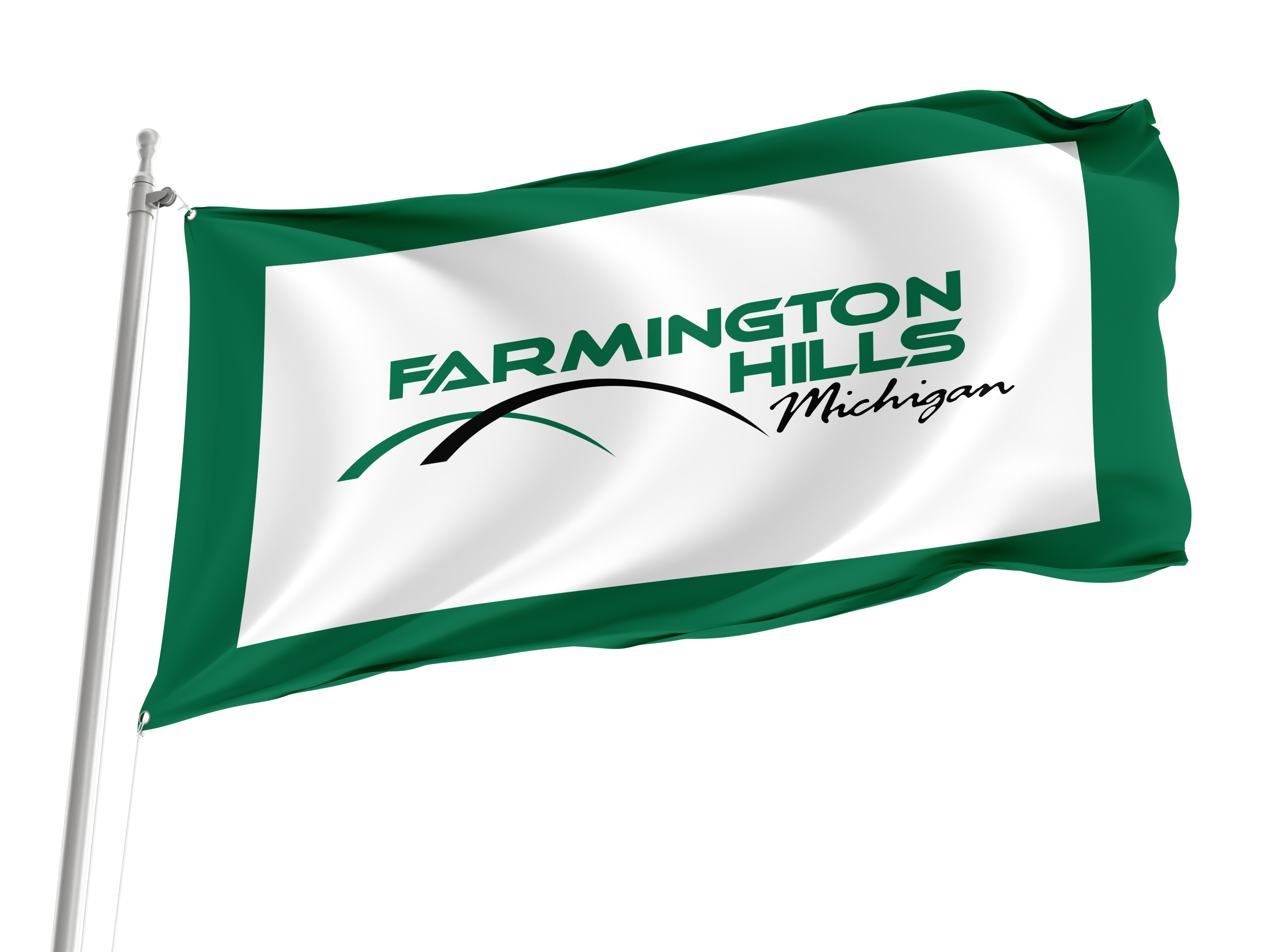 Farmington Hills Flag for Indoor & Outdoor Use
