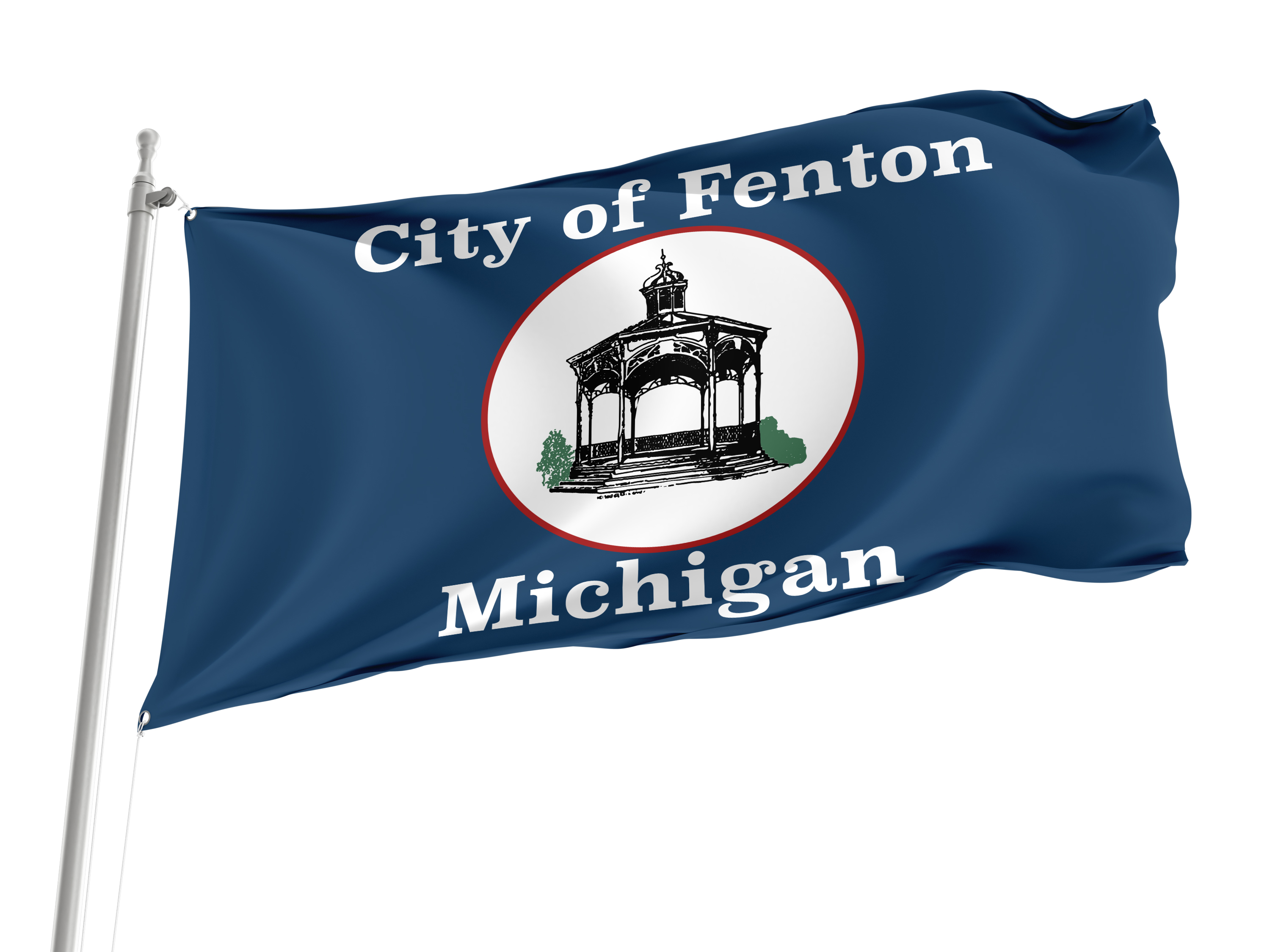 Fenton City Flag for Indoor & Outdoor Use