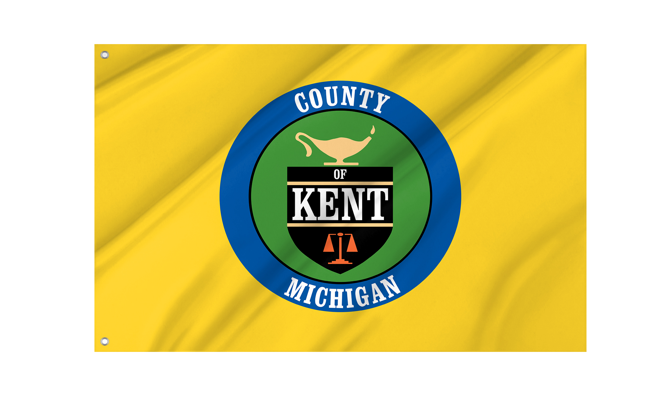 Kent County, Michigan Flag for Indoor & Outdoor Use