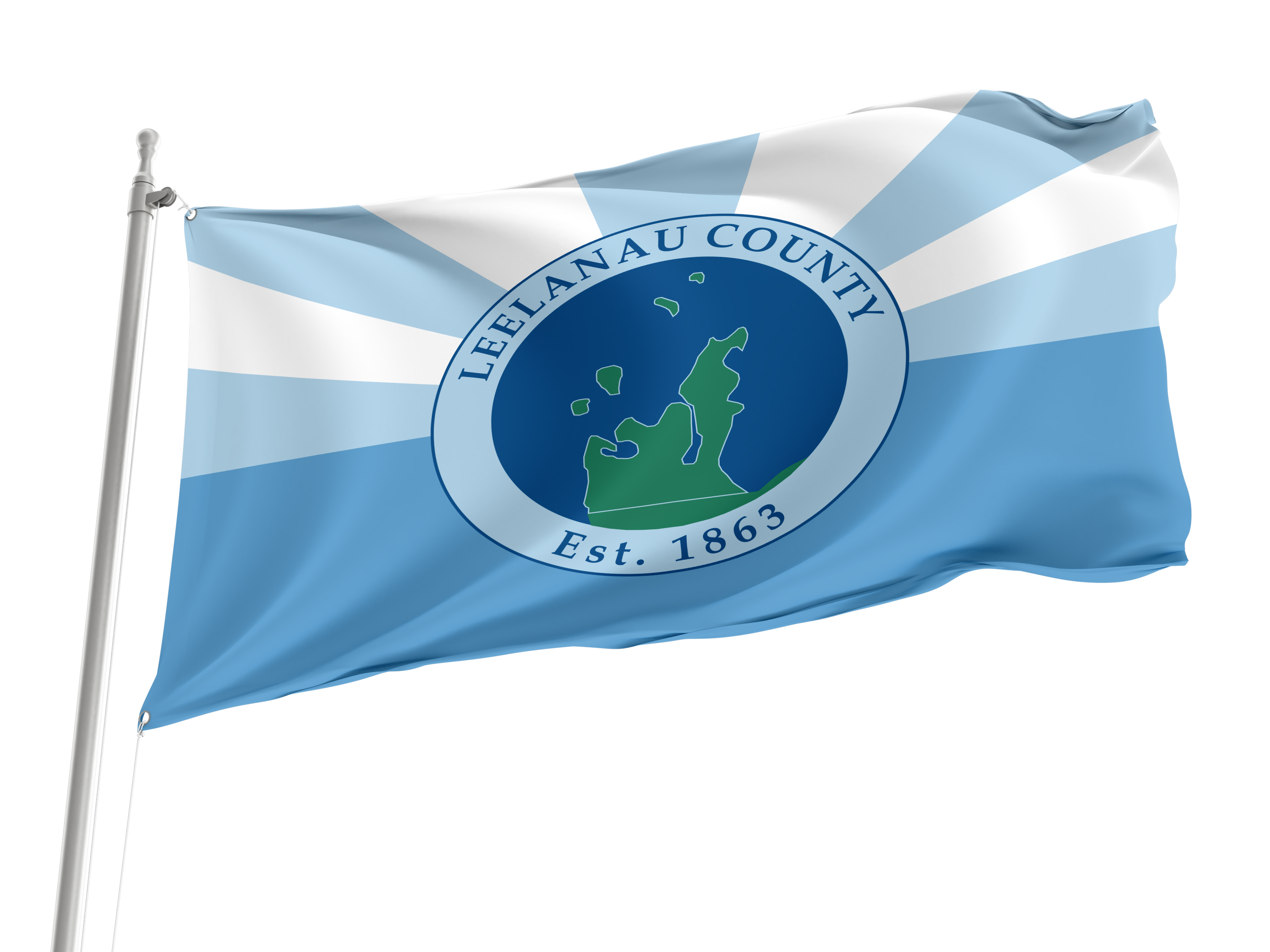 Leelanau County Flag for Indoor & Outdoor Use