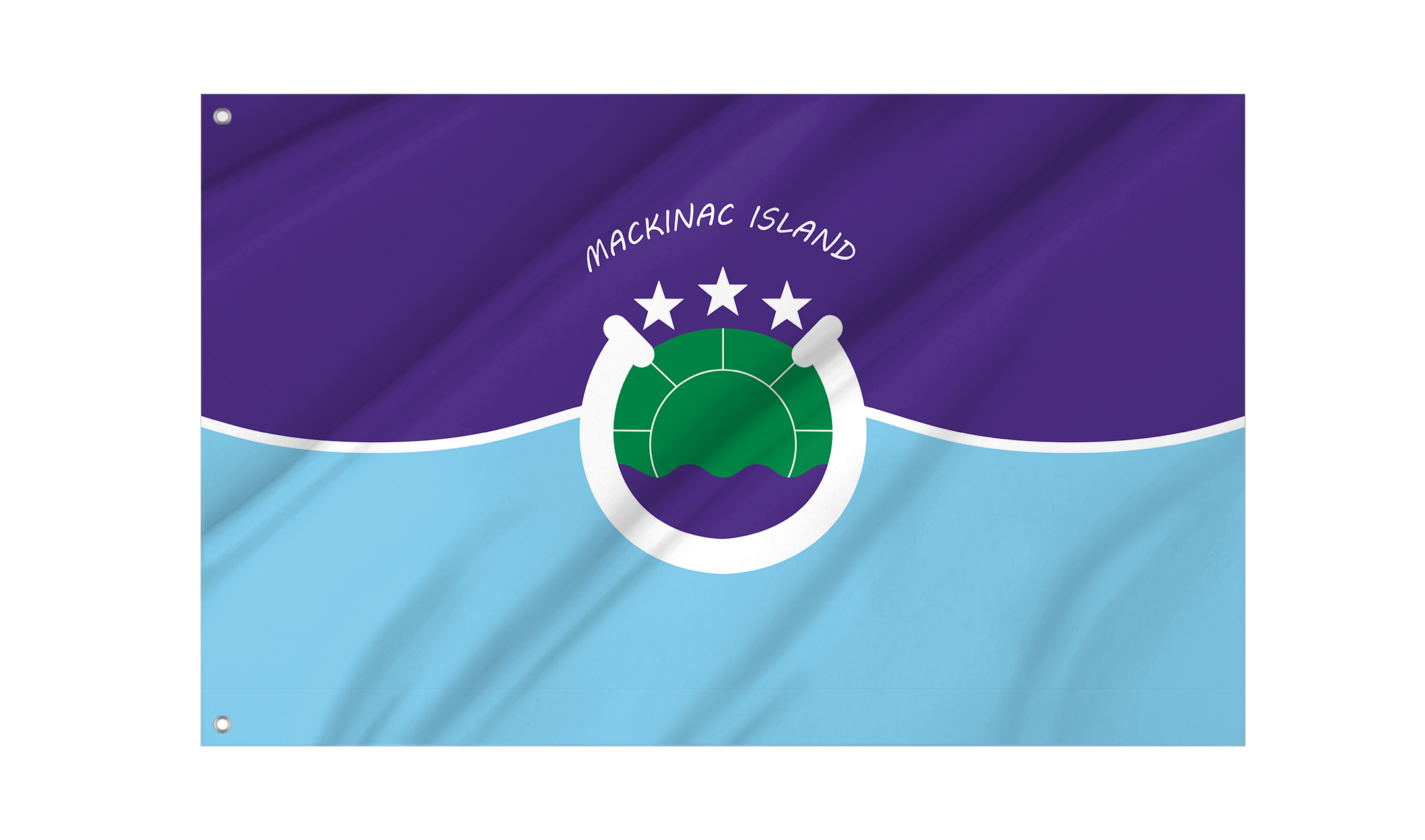 Mackinac Island Flag for Indoor & Outdoor Use
