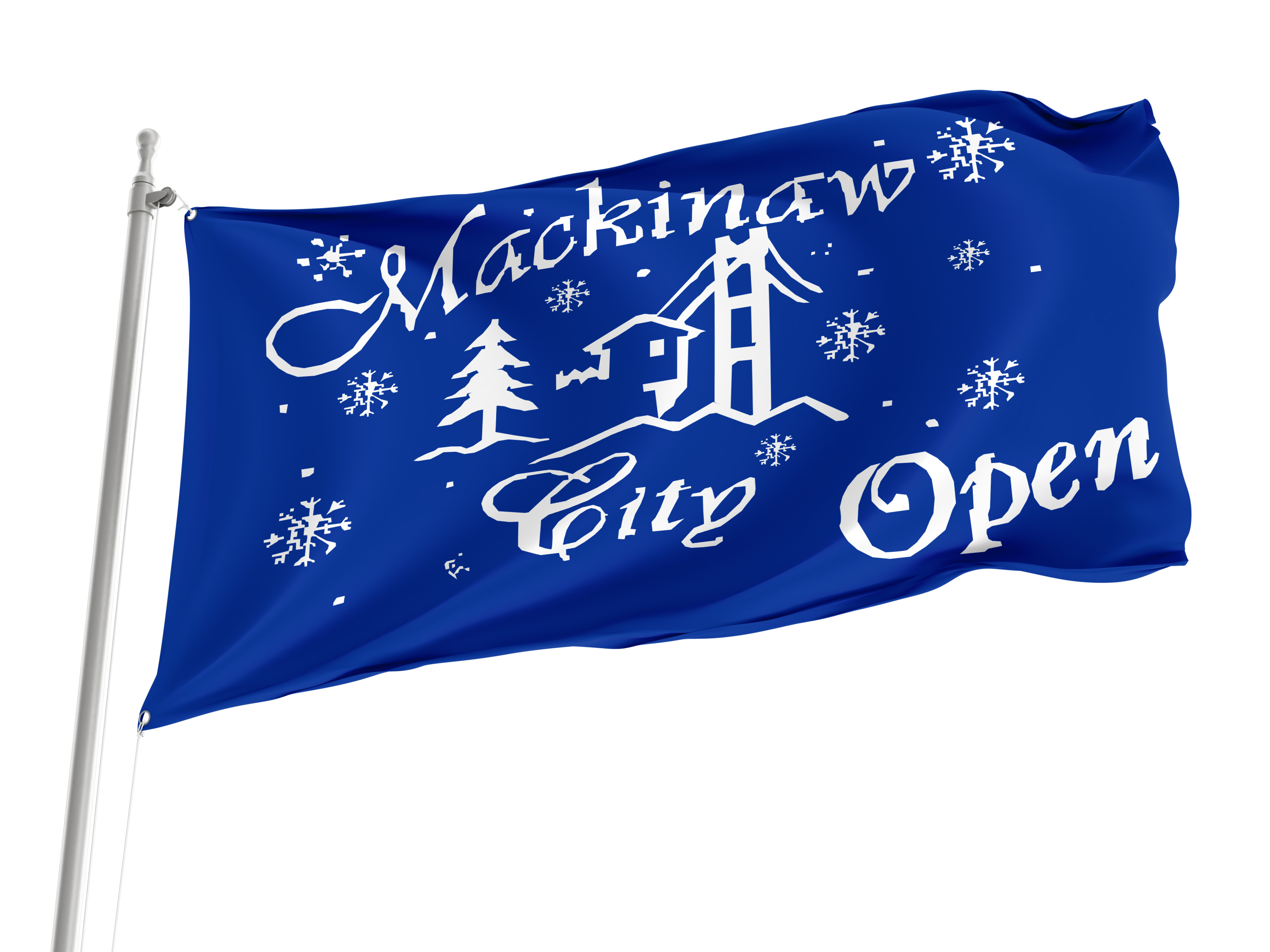 Mackinaw City Flag for Indoor & Outdoor Use