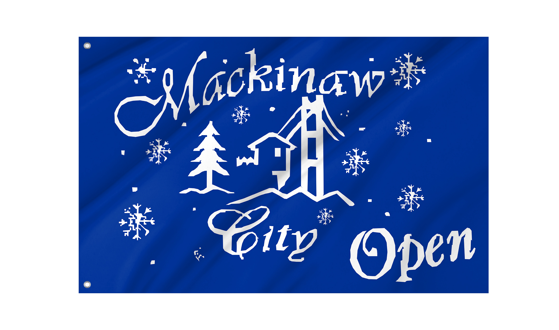Mackinaw City Flag for Indoor & Outdoor Use