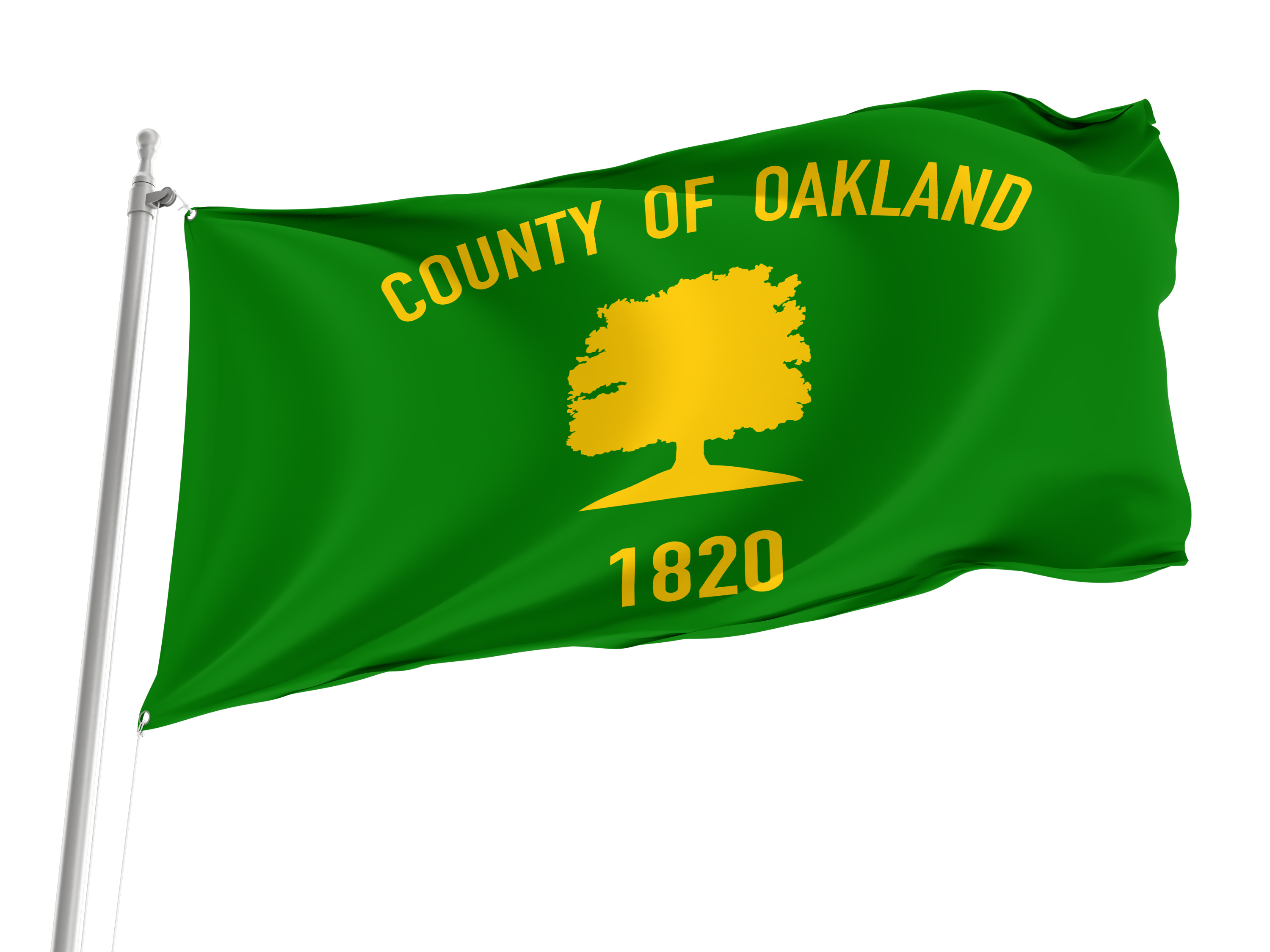 Oakland County Flag for Indoor & Outdoor Use
