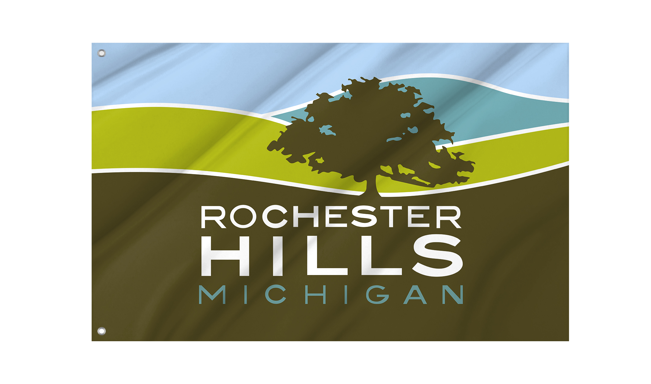 Rochester Hills Flag for Indoor & Outdoor Use