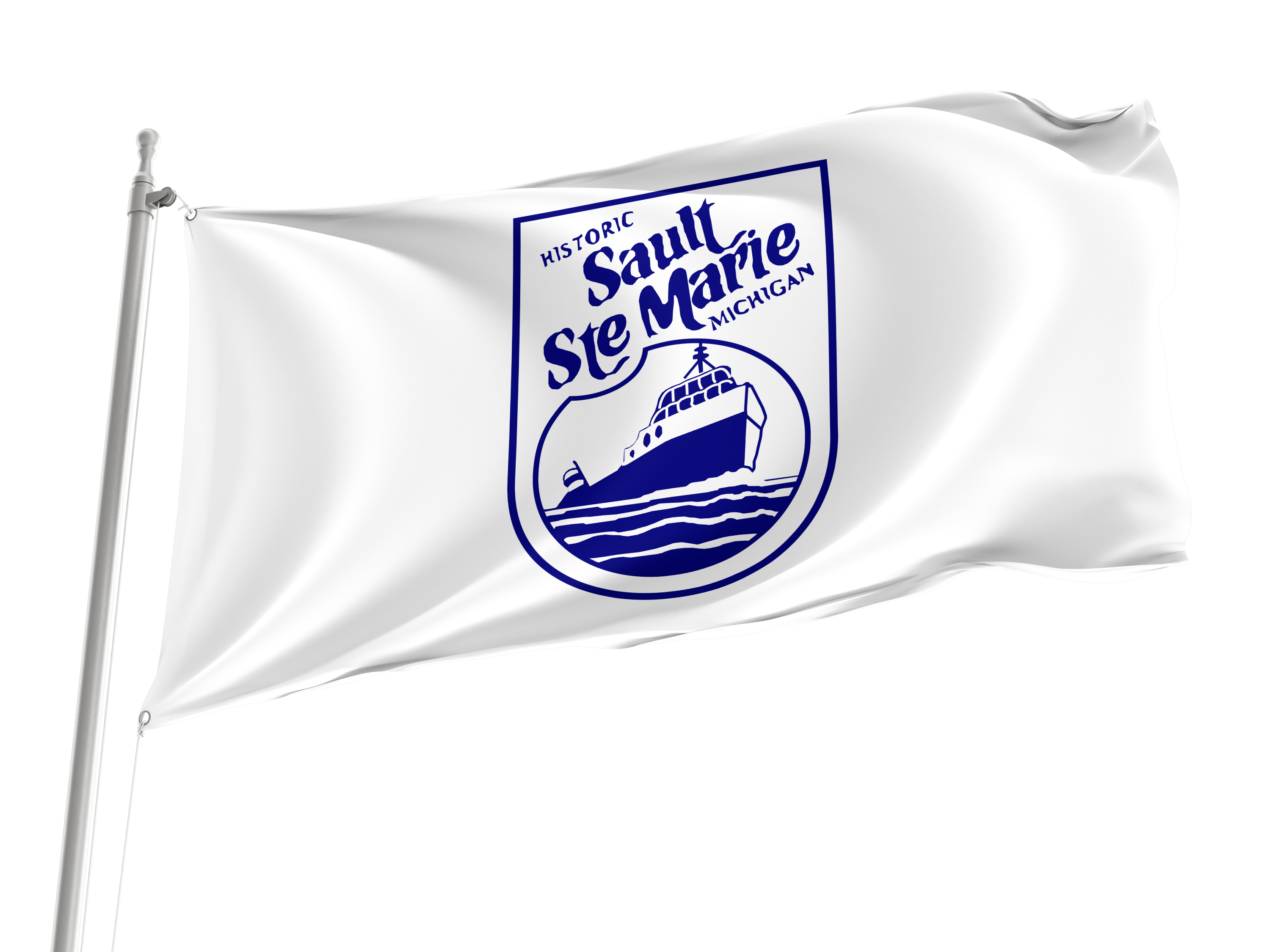 Sault Ste. Marie Flag for Indoor & Outdoor Use