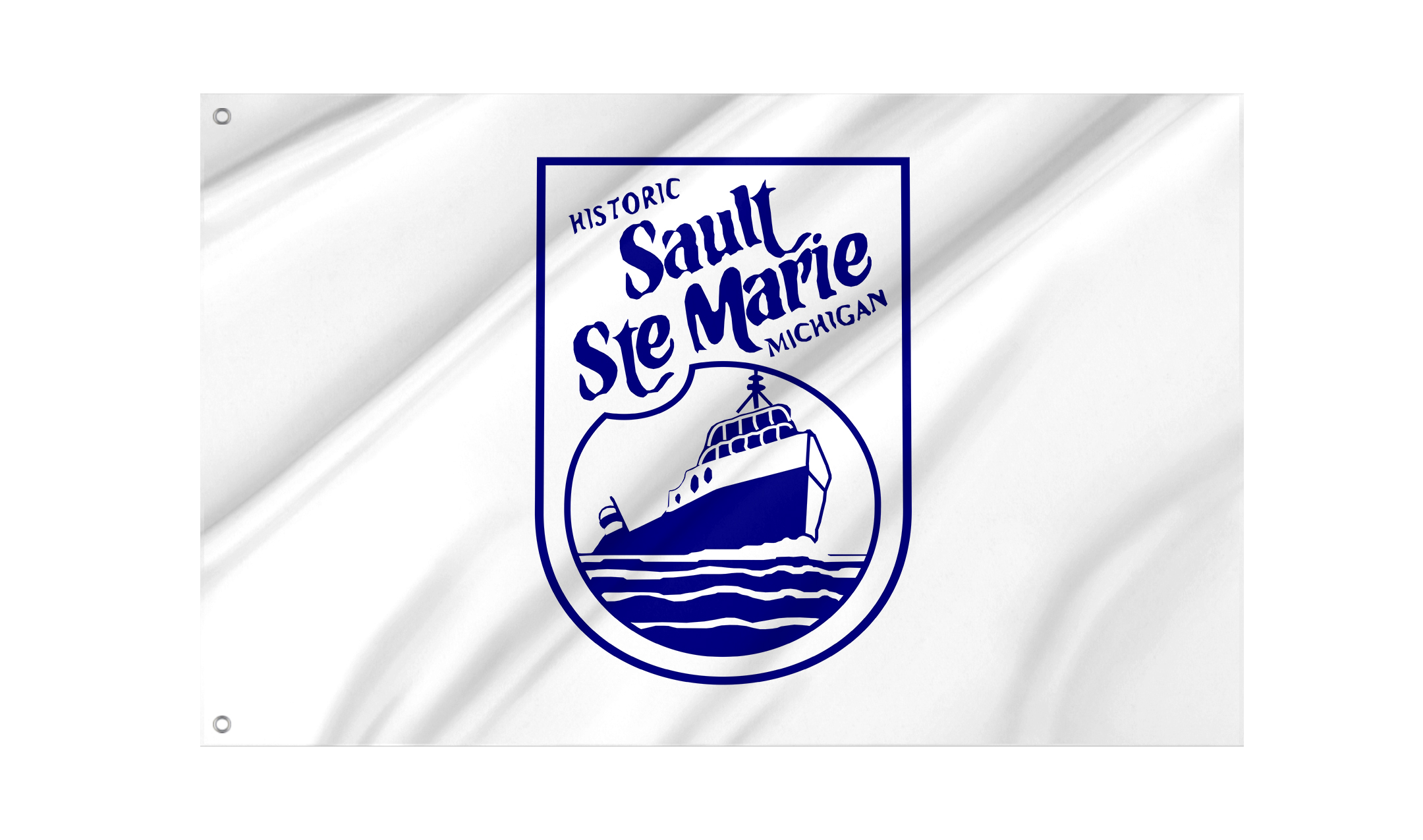 Sault Ste. Marie Flag for Indoor & Outdoor Use