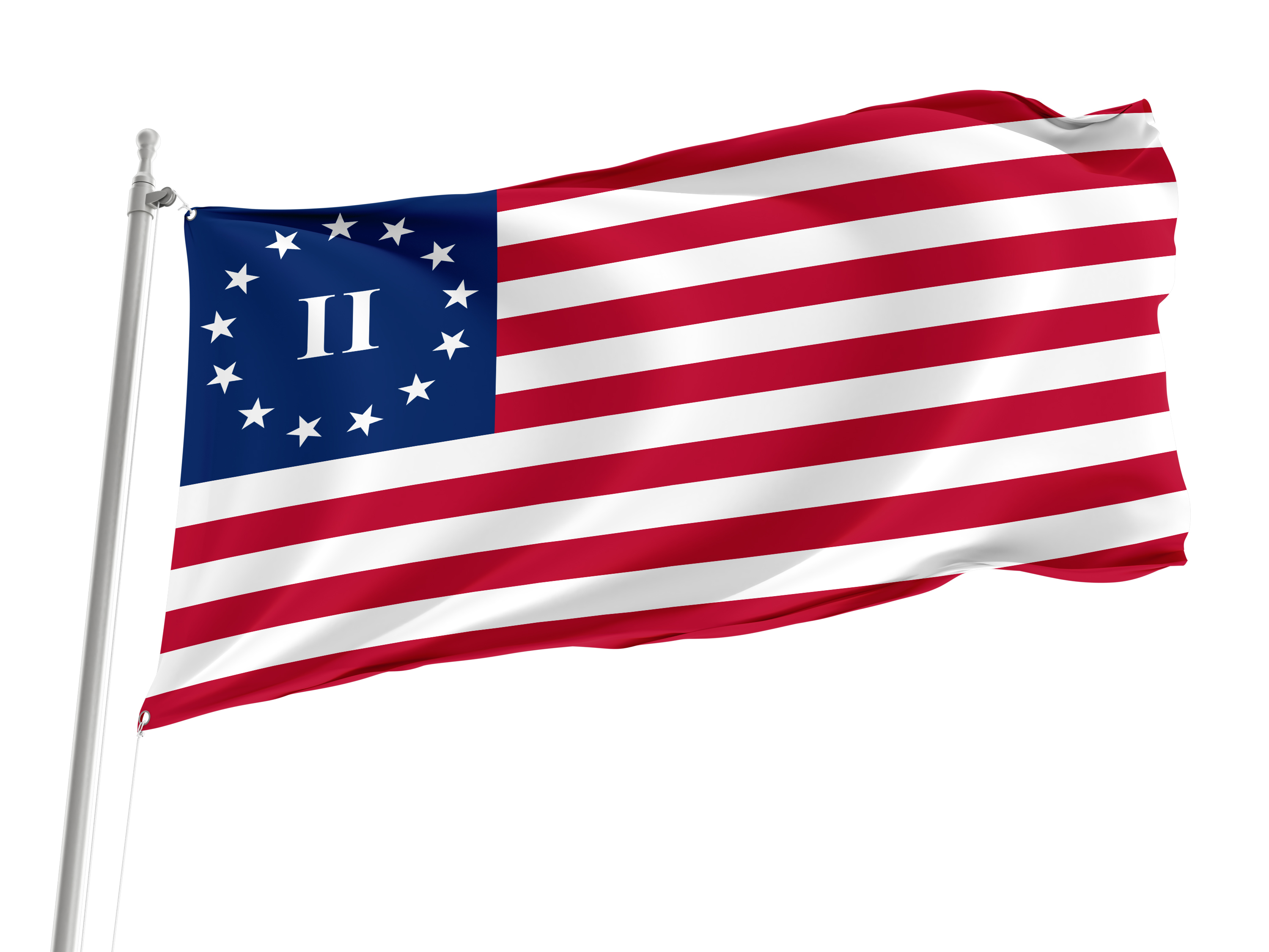 Second Revolution Flag for Indoor & Outdoor Use