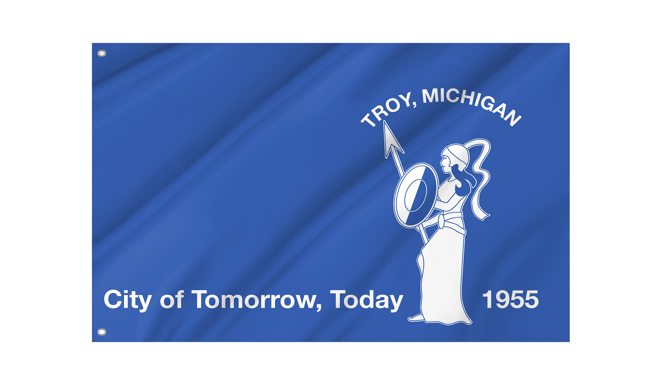 Troy, Michigan Flag for Indoor & Outdoor Use