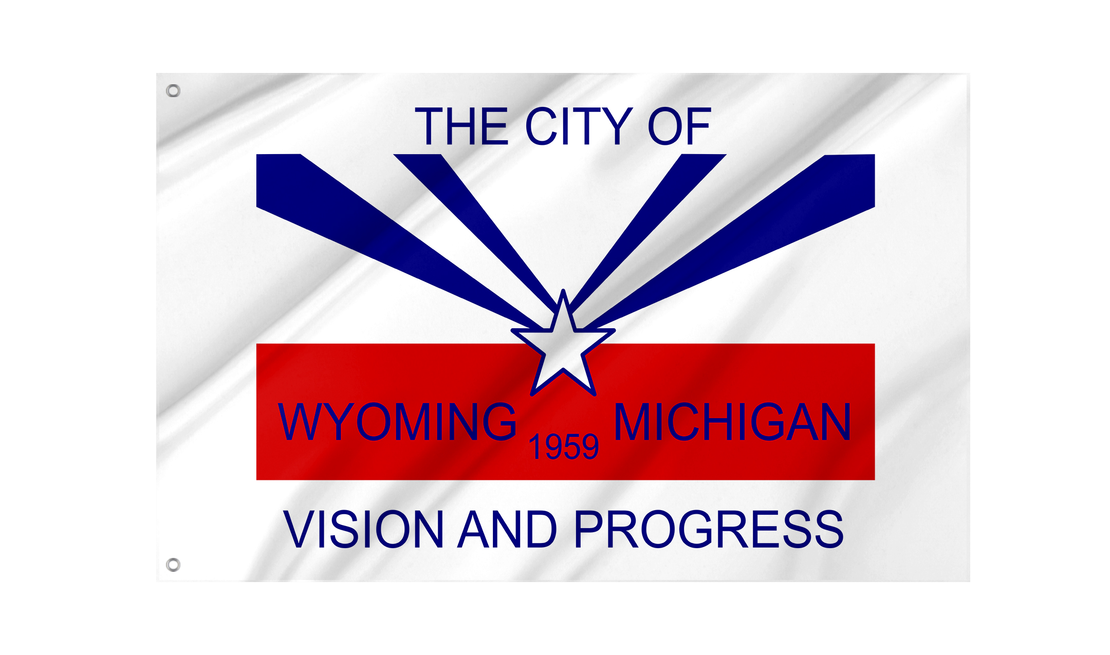 Wyoming City Flag for Indoor & Outdoor Use