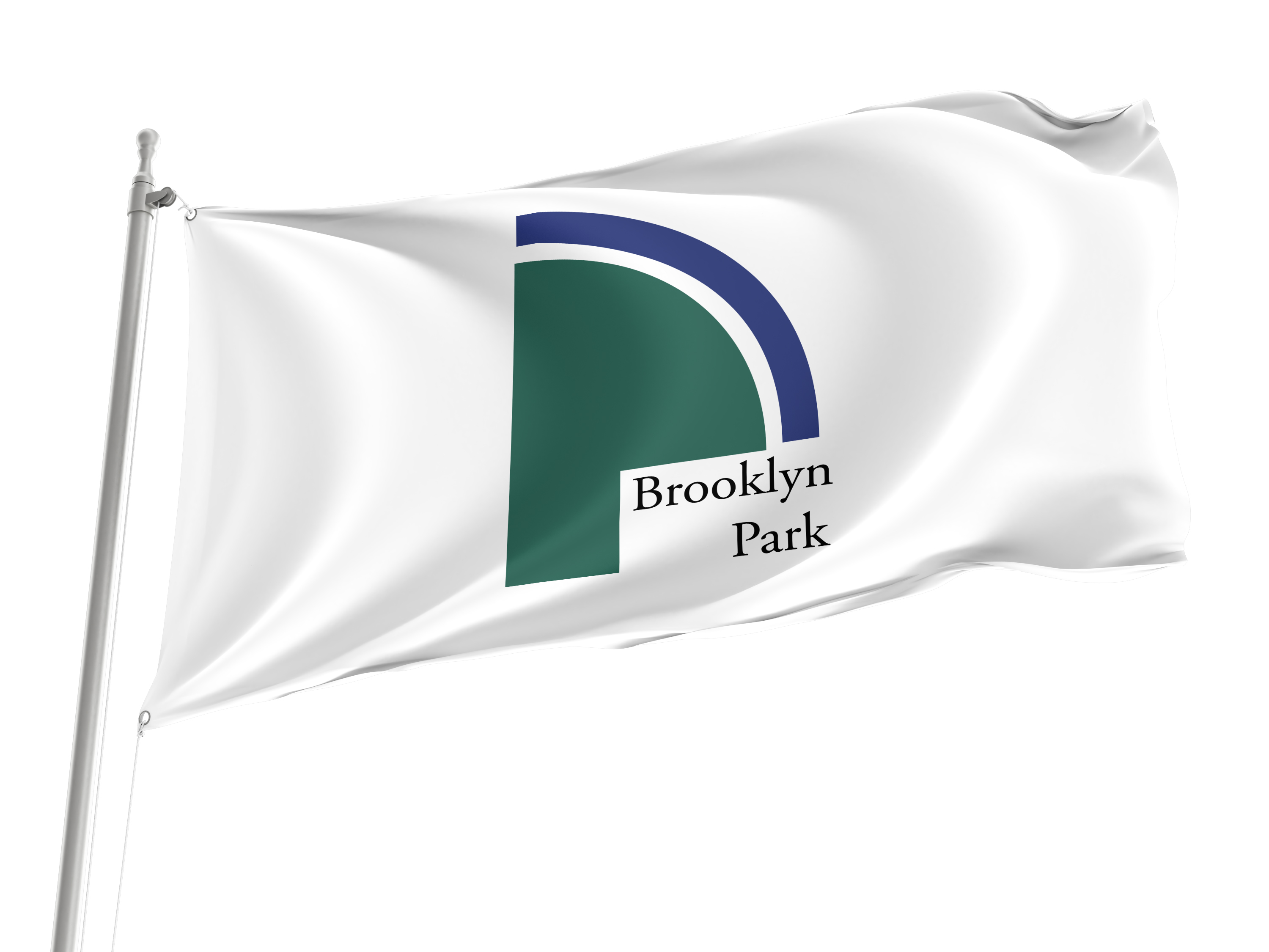 Brooklyn Park Flag for Indoor & Outdoor Use