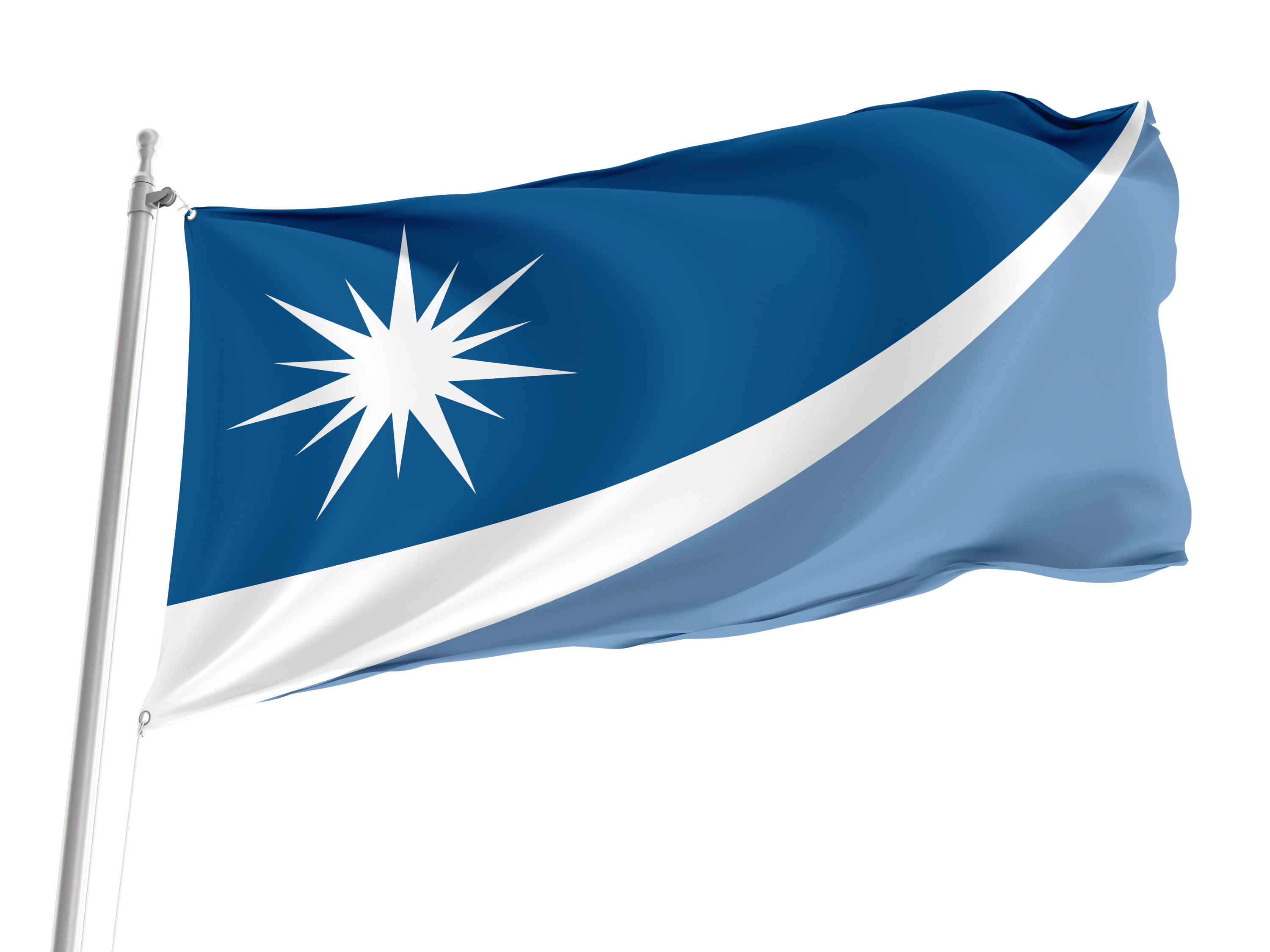Crystal Flag for Indoor & Outdoor Use