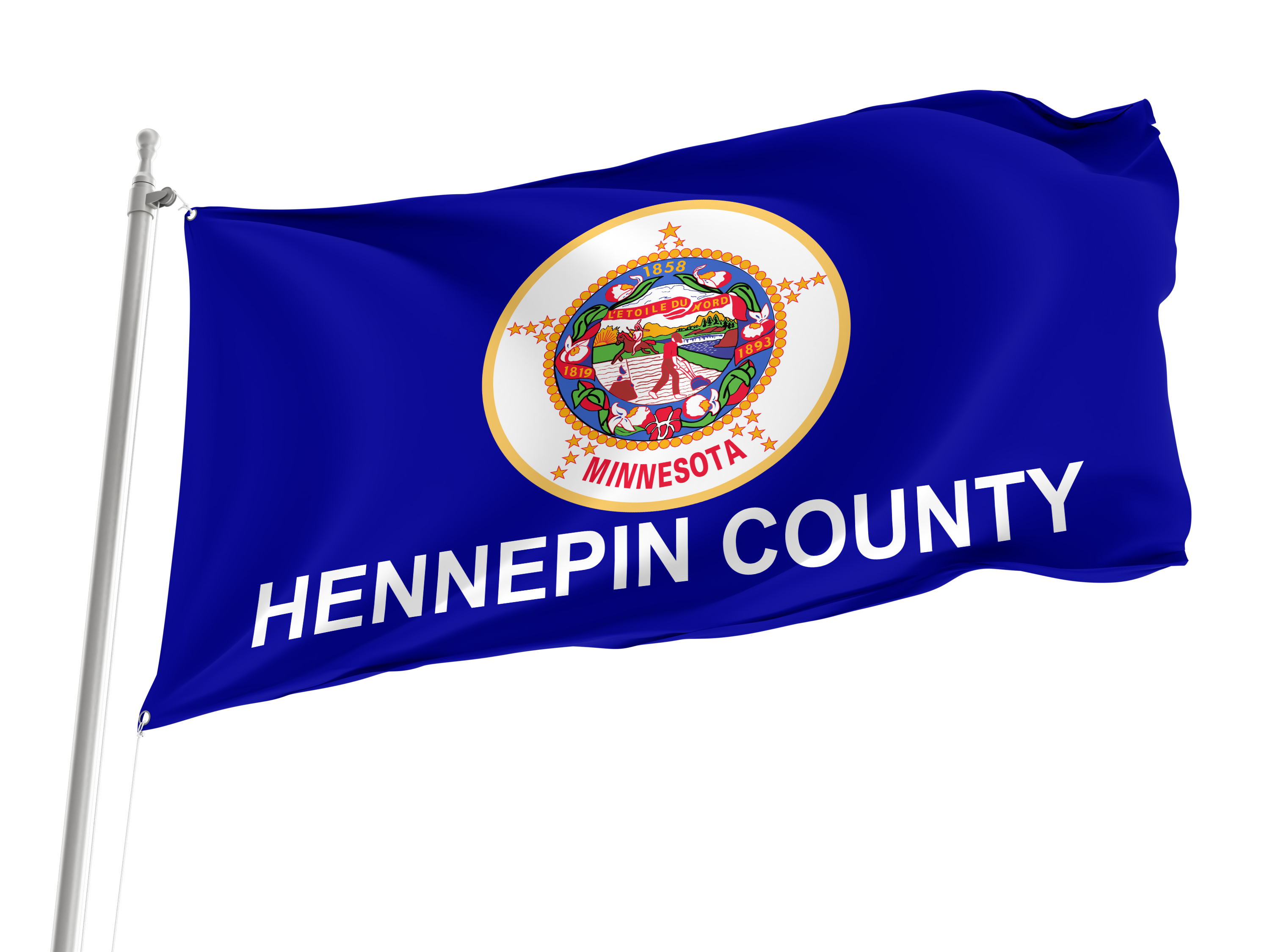 Hennepin County Flag for Indoor & Outdoor Use
