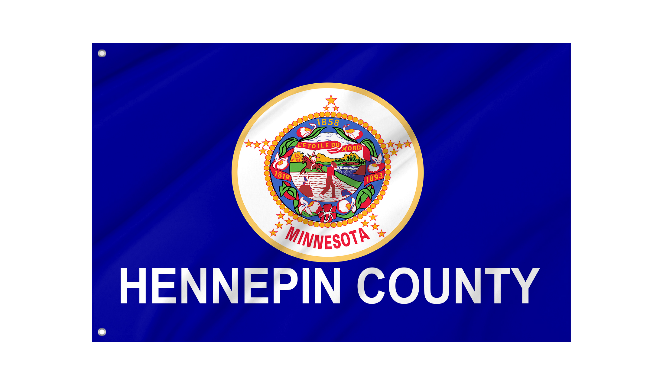 Hennepin County Flag for Indoor & Outdoor Use