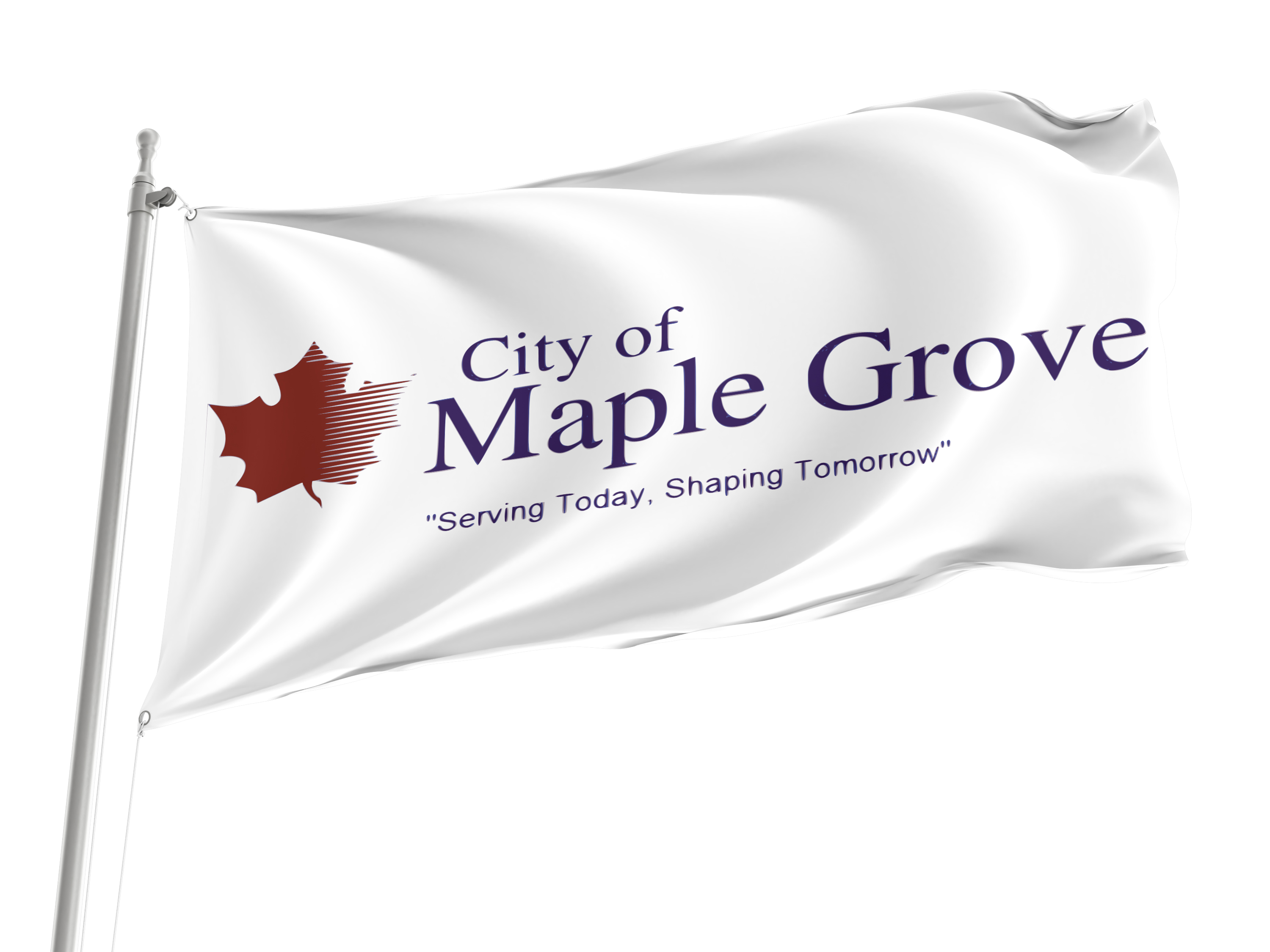 Maple Grove City Flag for Indoor & Outdoor Use