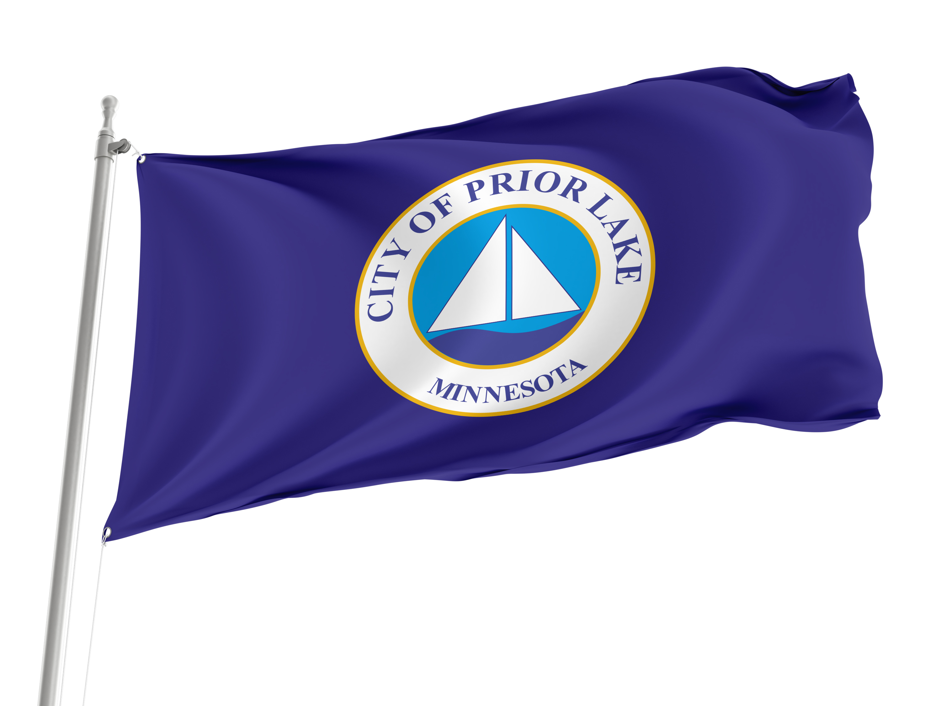 Prior Lake City Flag for Indoor & Outdoor Use
