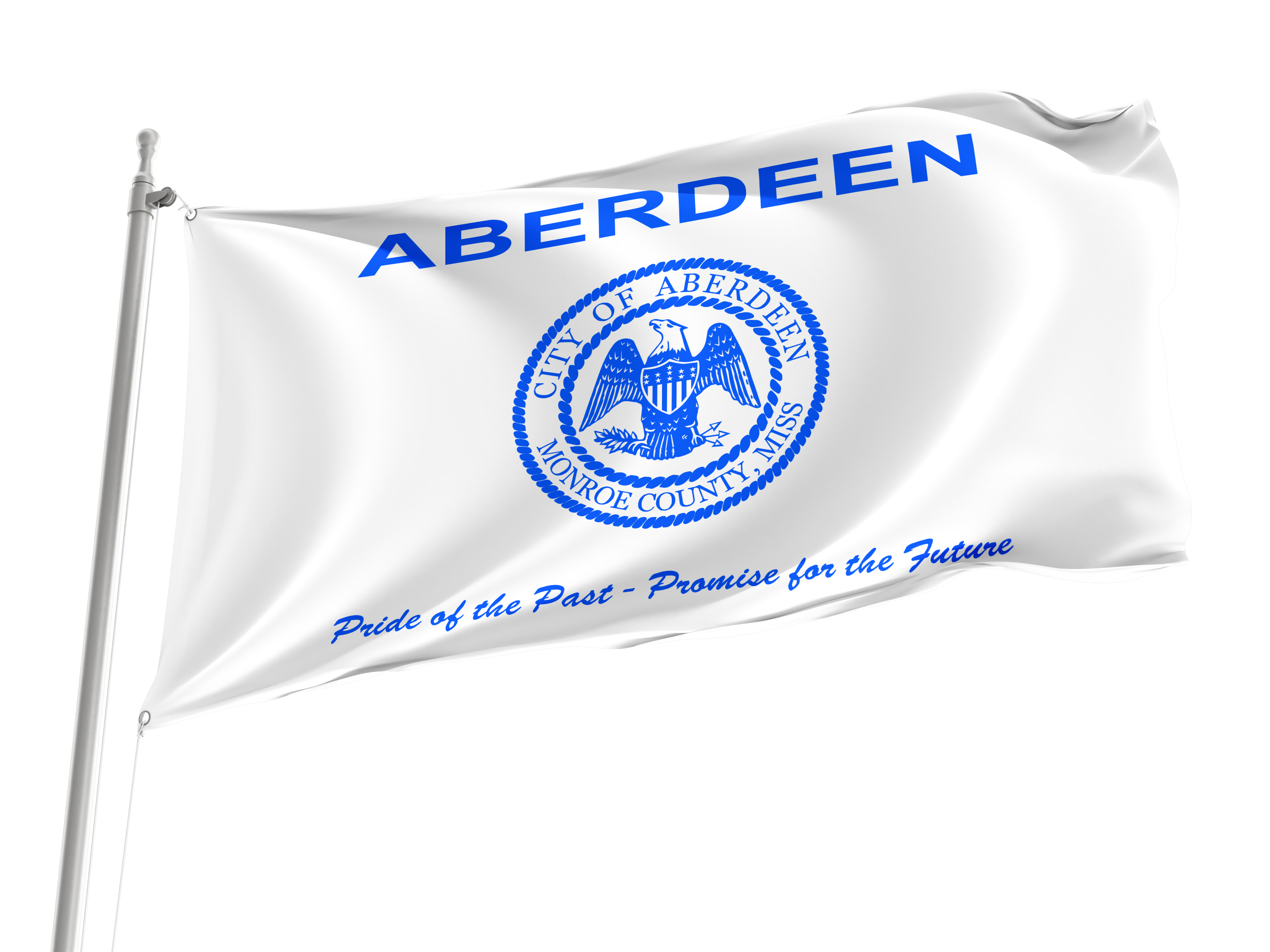 Aberdeen, Mississippi Flag for Indoor & Outdoor Use