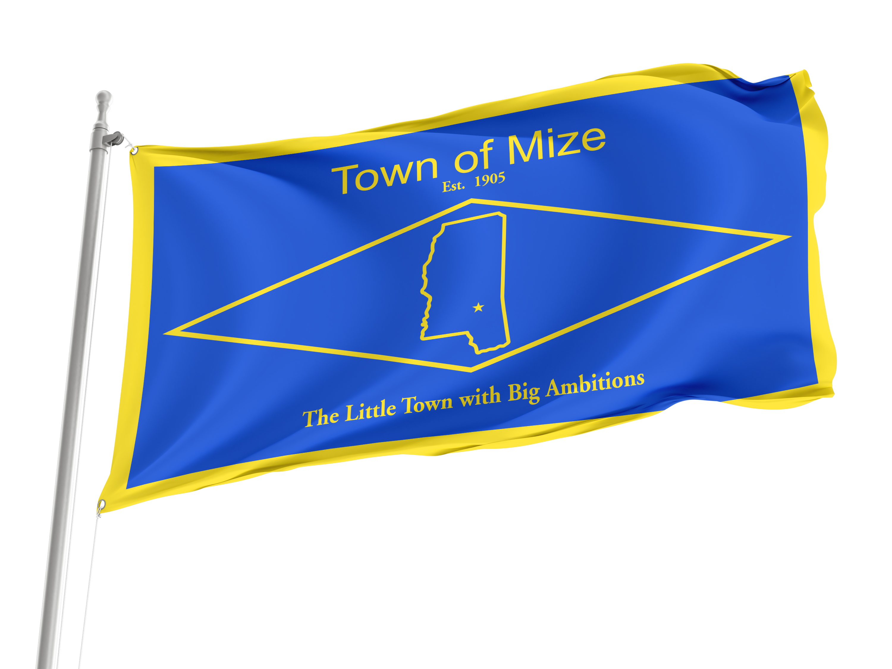Mize Flag for Indoor & Outdoor Use