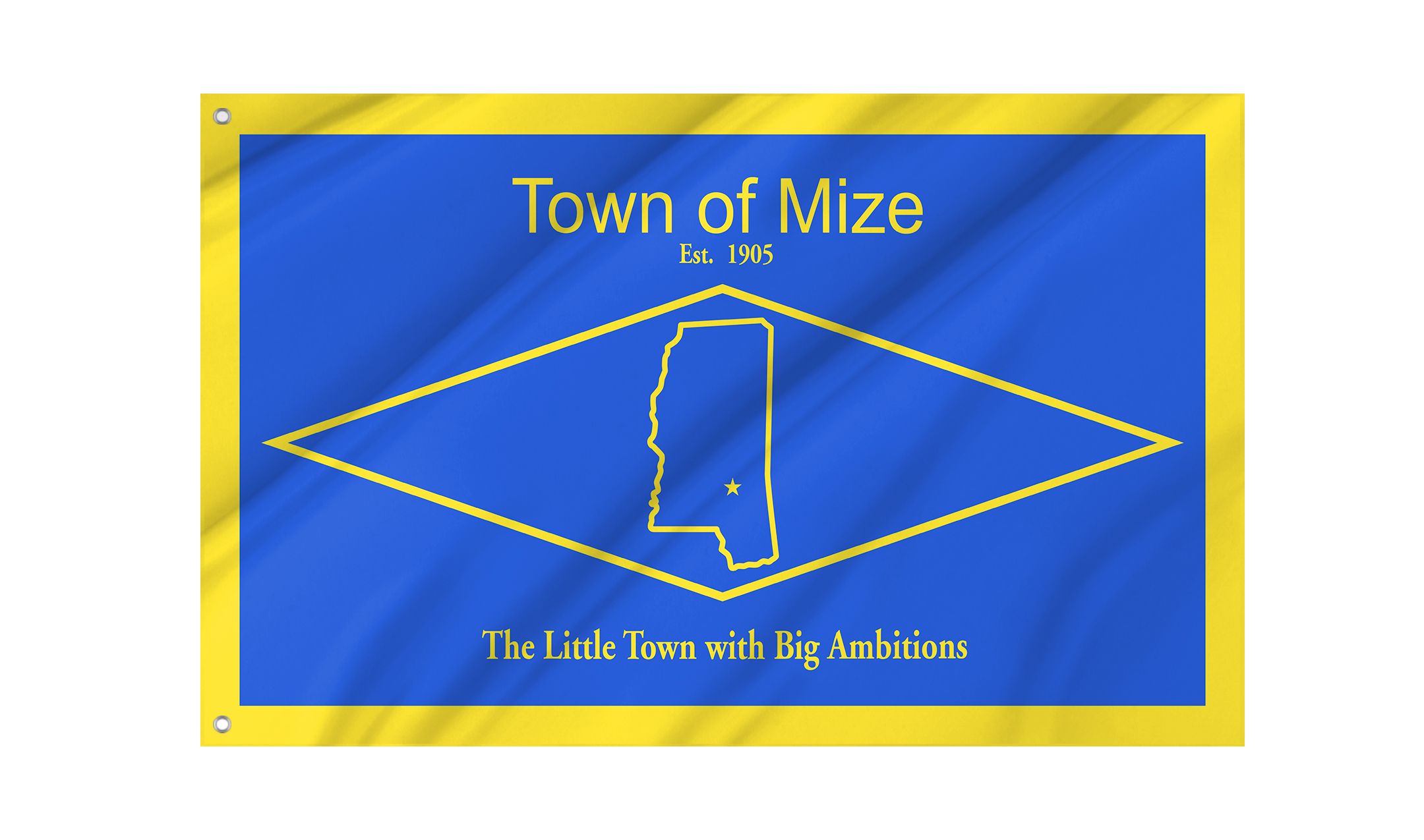 Mize Flag for Indoor & Outdoor Use